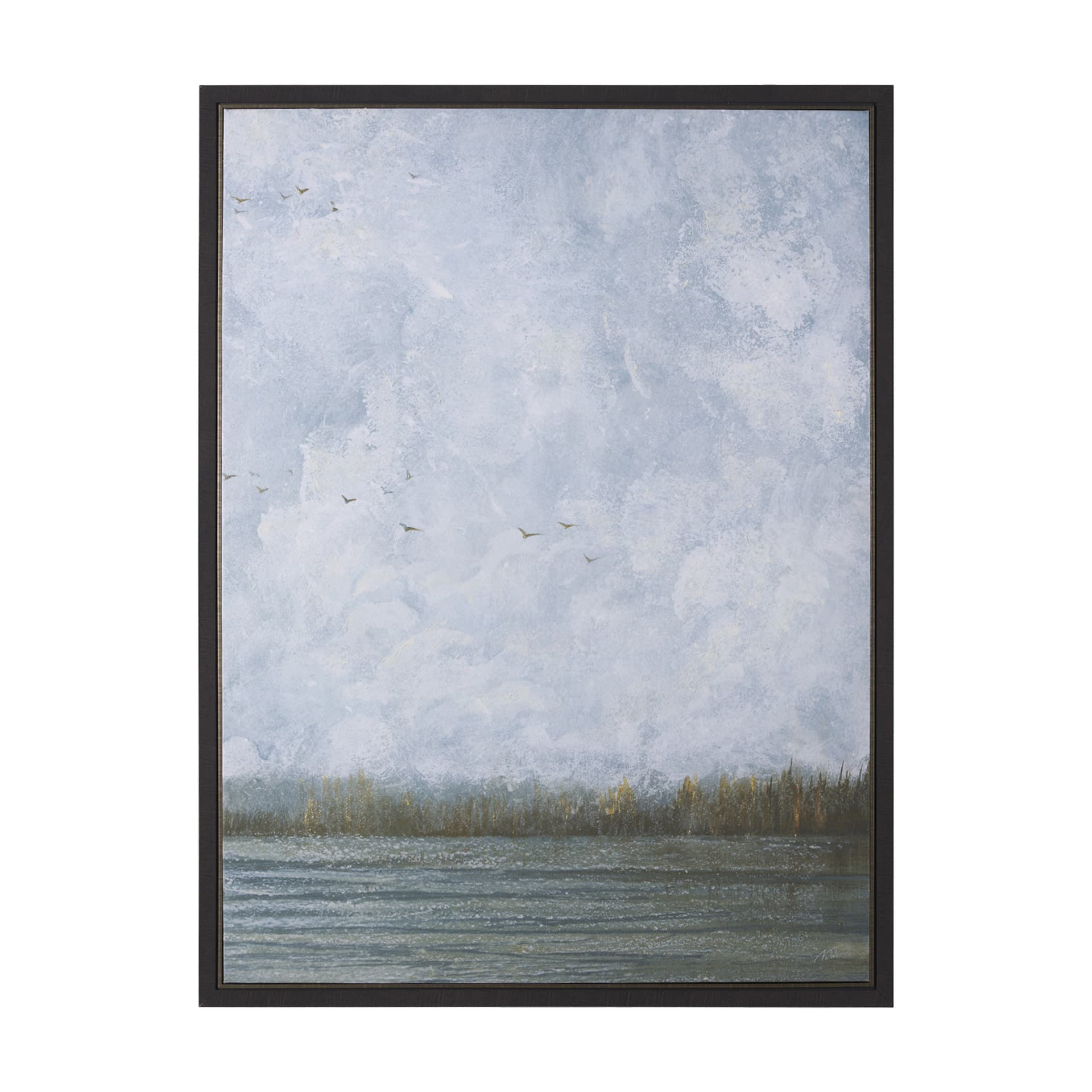 Spring is Coming II by Mercana Studio a Hand Embellished Textured Framed Canvas — product photograph