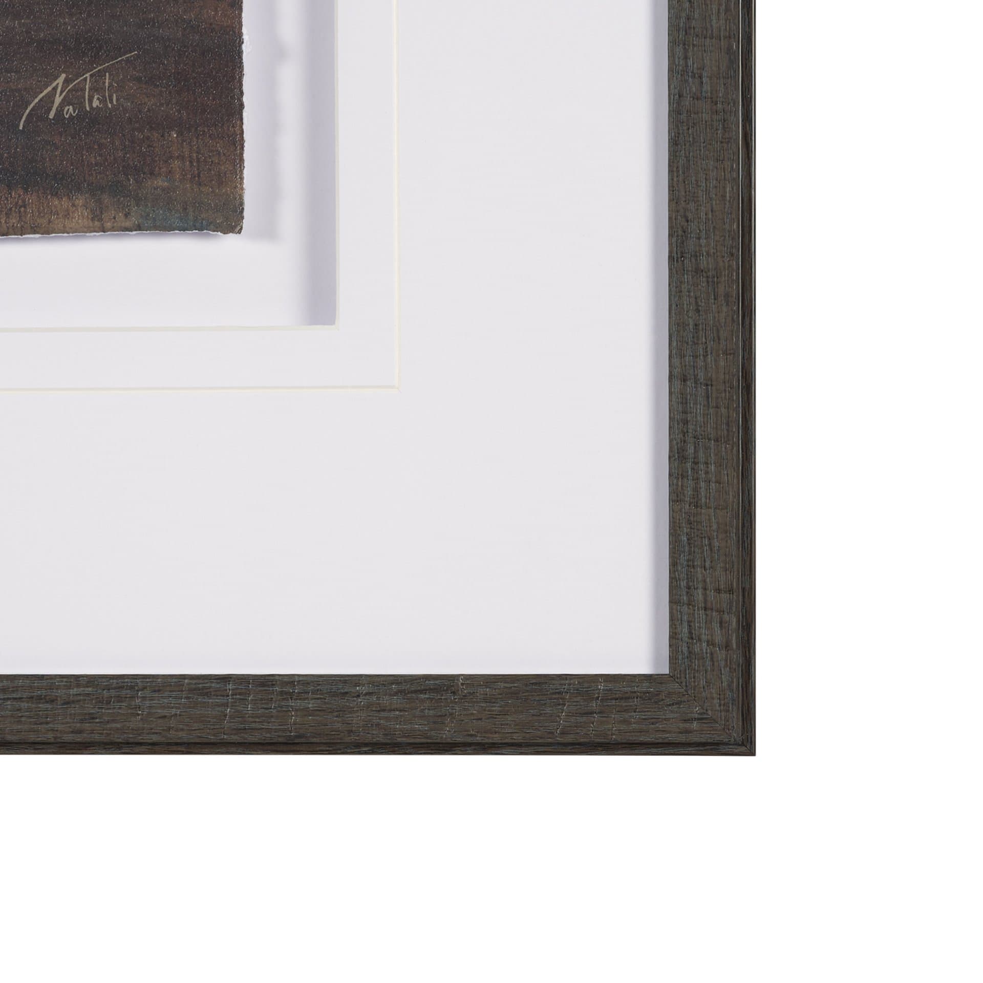 Equine Echoes I by Mercana Studio Hand Embelished Textured Framed Artwork Matted under Glass — product photograph