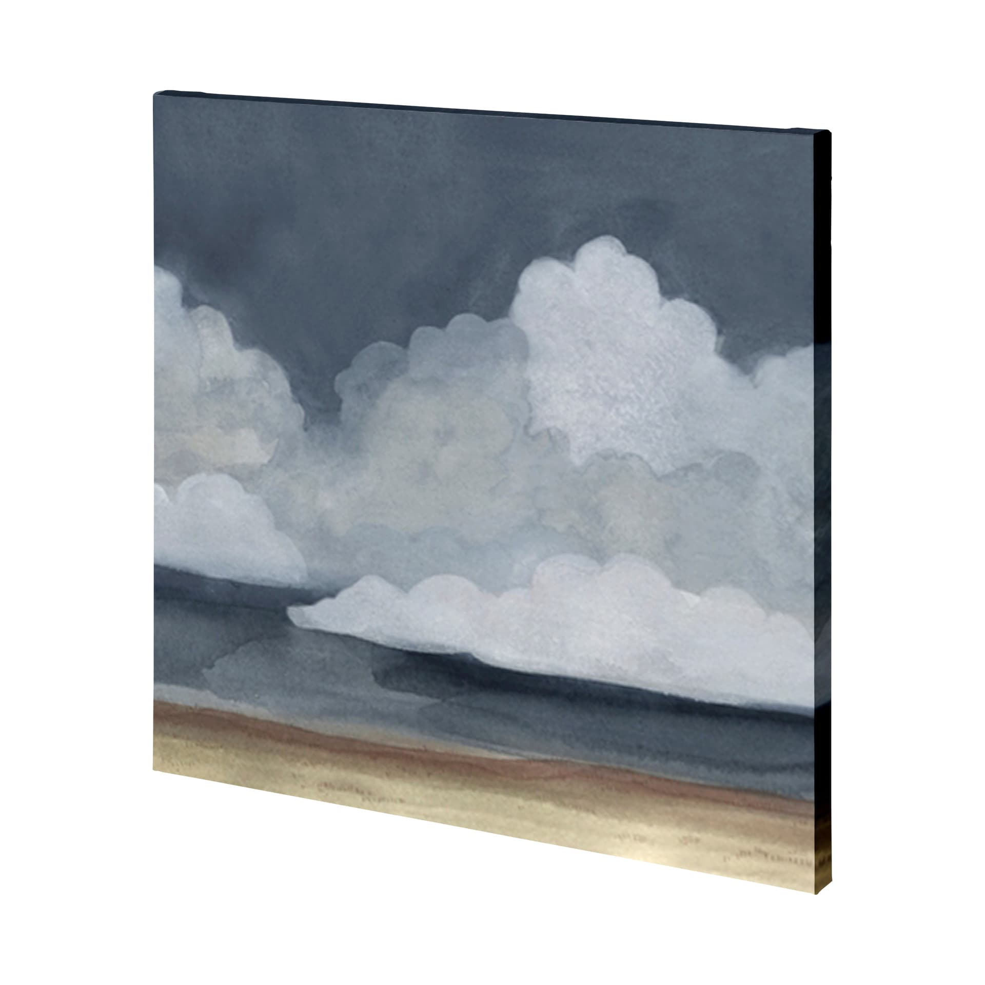 Cloud Landscape IV by Emma Scarvey a Hand Embellished Textured Canvas — product photograph