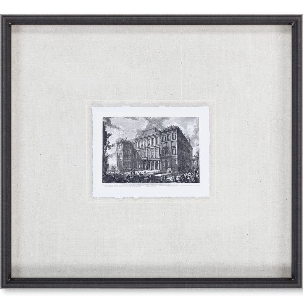 Veduta sul Monte Quirinale (MC) by Piranesi a Framed Art Print Matted under Glass — product photograph
