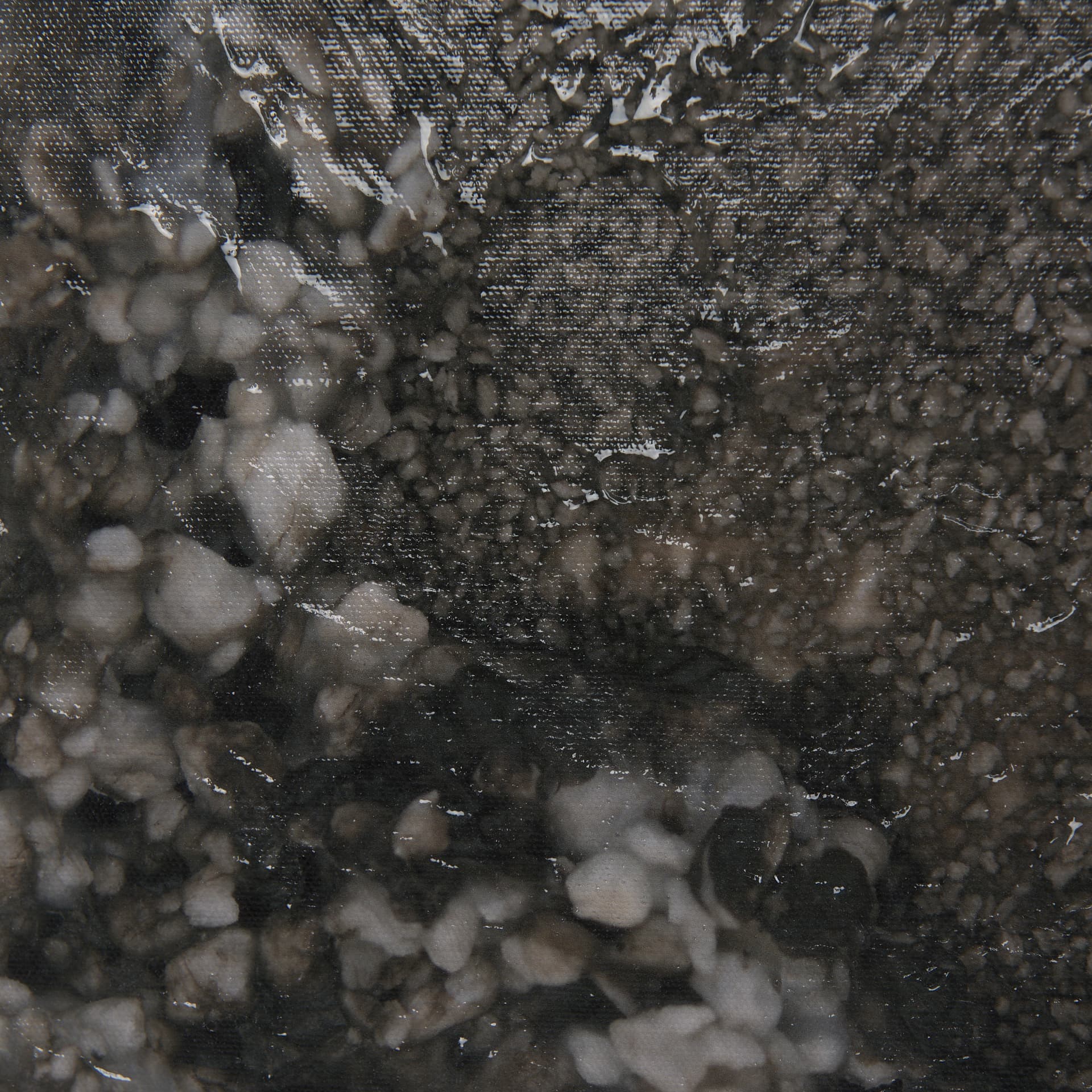 Mudslide IV by Mercana Studio a Hand Embellished Textured Canvas — product photograph