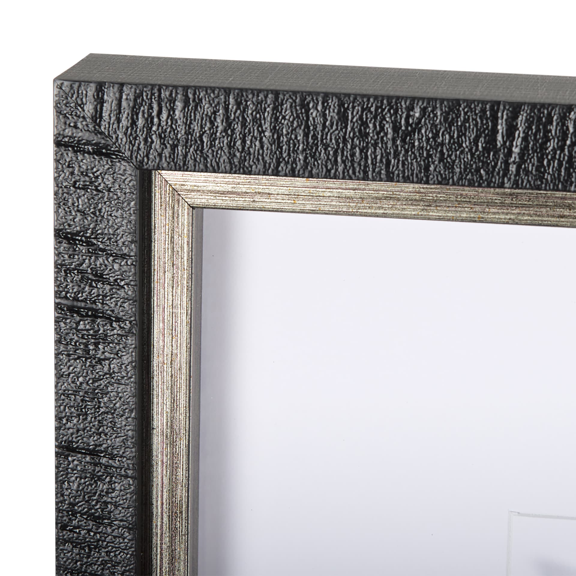 Water's Reflection-R by Chad Mackay a Hand Embellished Textured Framed Art Print Matted under Glass — product photograph