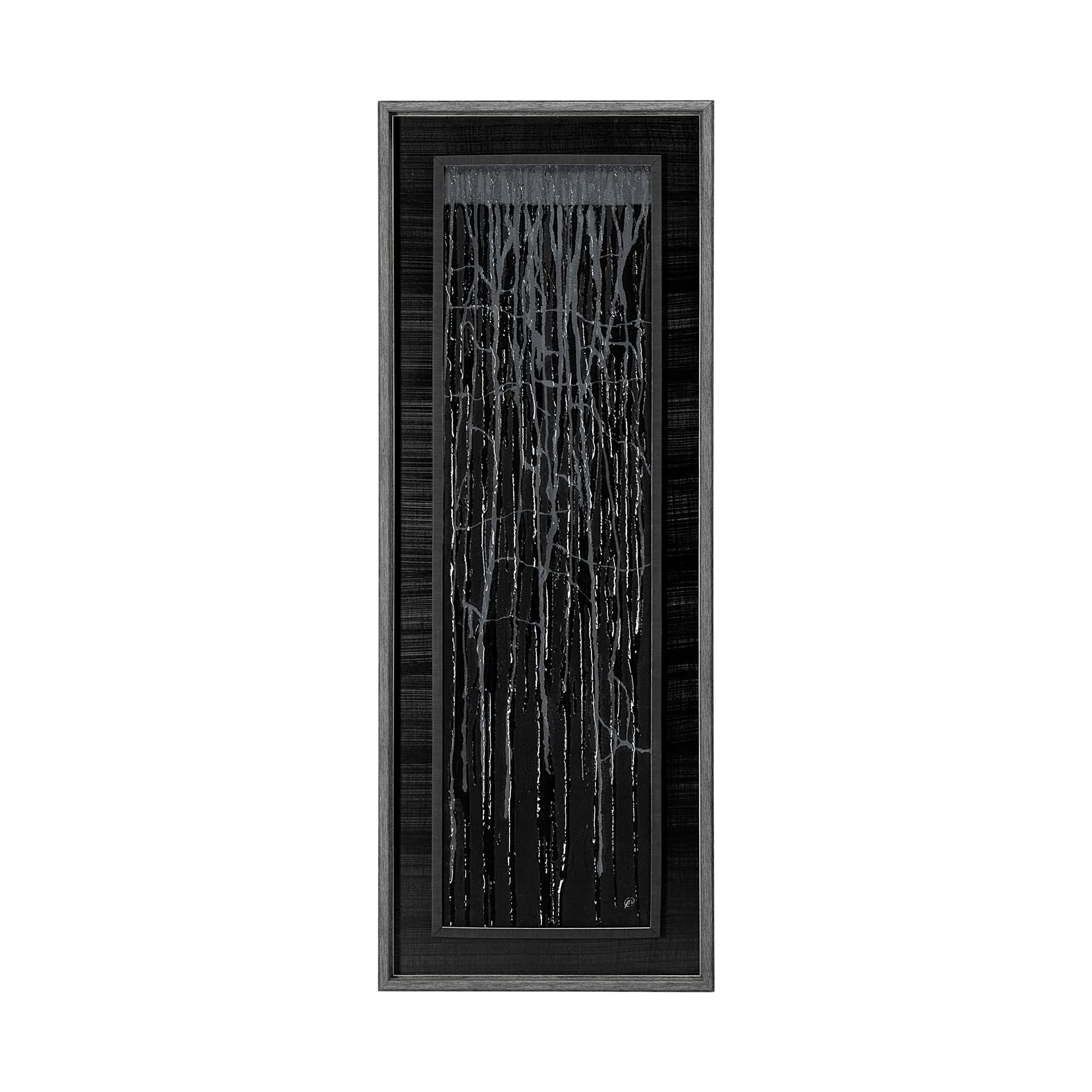 Midas Touch II by Barbara Fleming a Hand Embelished Textured Framed Art Print Matted under Glass — product photograph