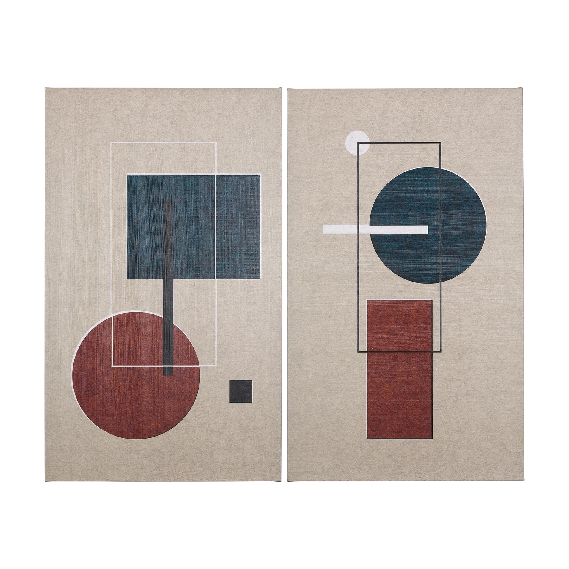 Variants I by Mercana Studio a Hand Embellished Textured Canvas — product photograph