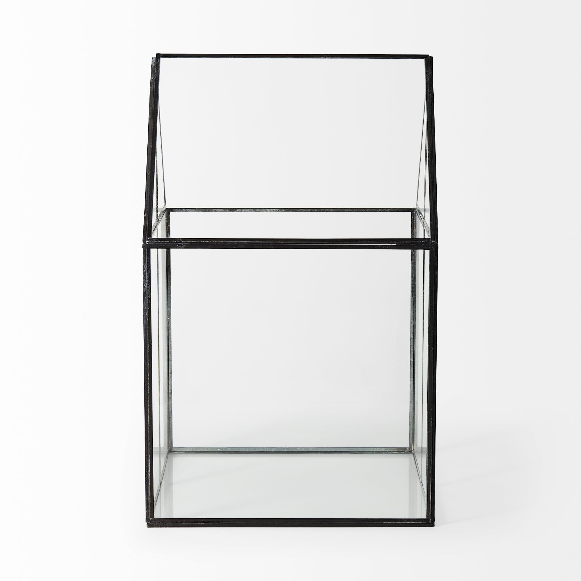 Sikes (Large) 10L x 10W x 16H Hut Terrarium W/Glass Base — product photograph