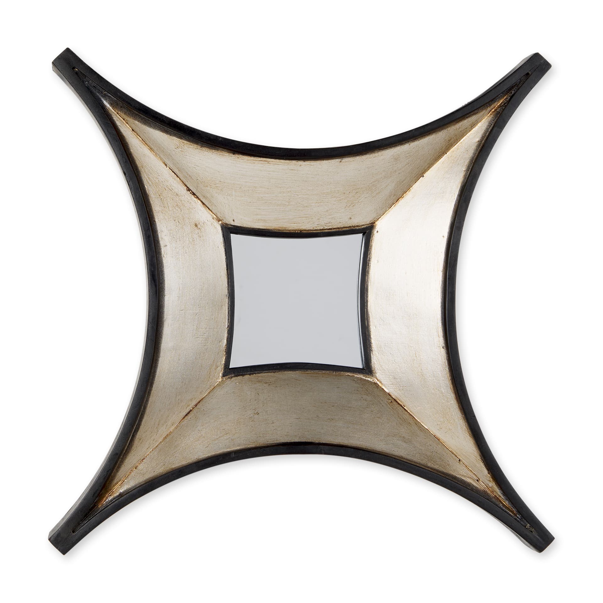 Ovallas 17L x 17H Star Champagne Wood Frame Mirror — product photograph