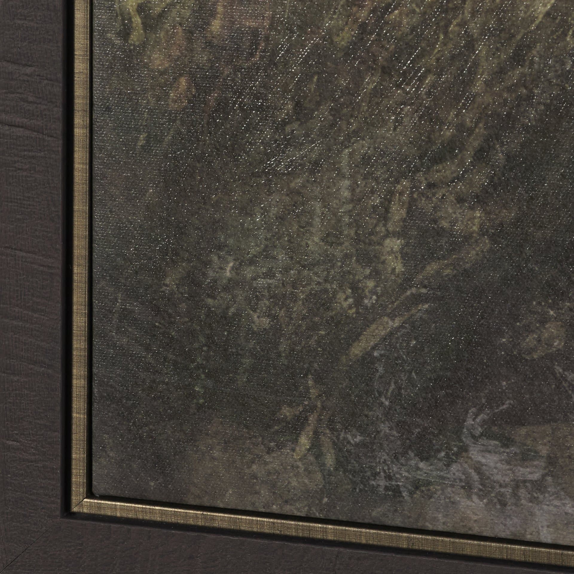 Silent Forest I by Mercana Studio Hand-Embellished Textured Framed Canvas Artwork — product photograph