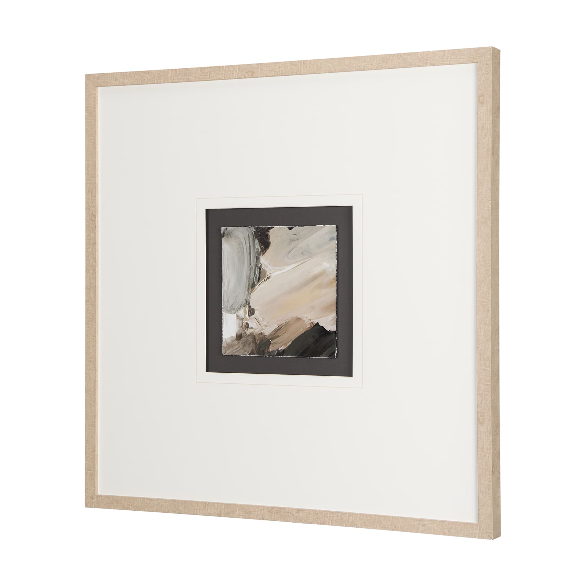 Harmonic II by Mercana Studio a Hand Embellished Textured Framed Art Print Matted under Glass — product photograph