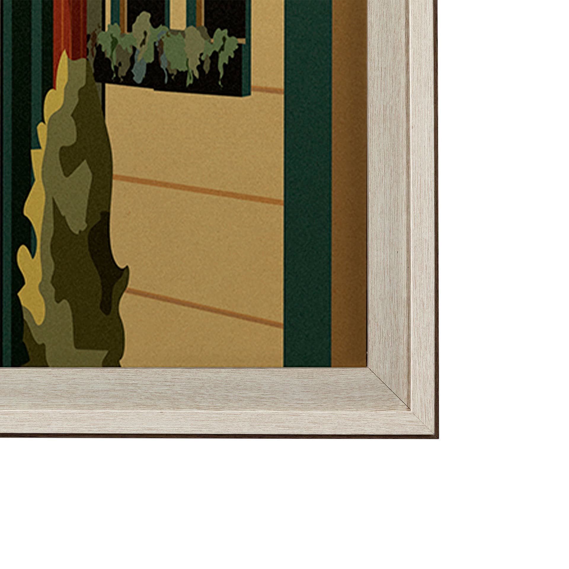 Halifax Go Canada (XL) by Mercana Studio a Hand Embellished Decograph Framed Art Print under Glass — product photograph