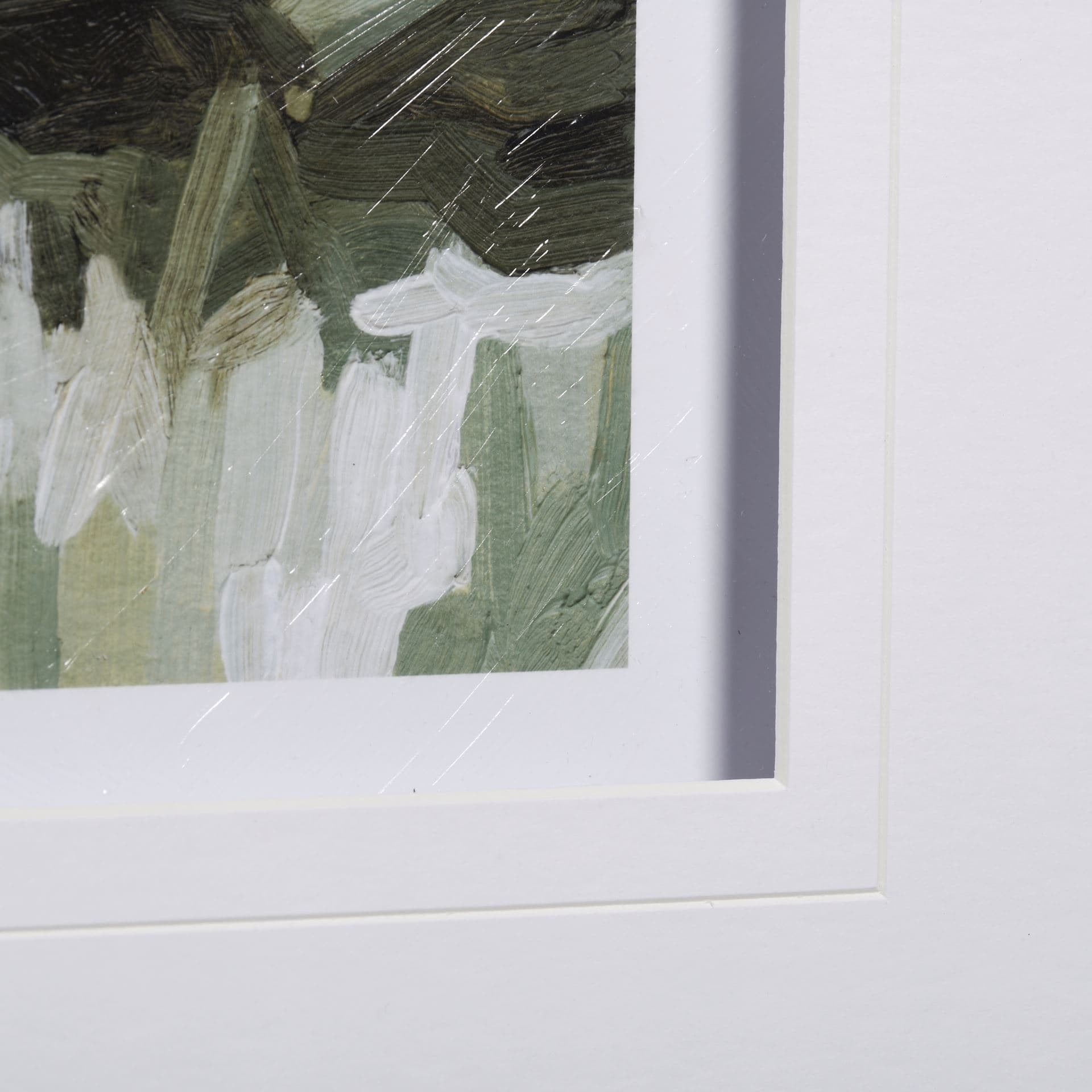 House on a Hill I by Emma Scarvey a Hand Embellished Textured Framed Art Print Matted under Glass — product photograph