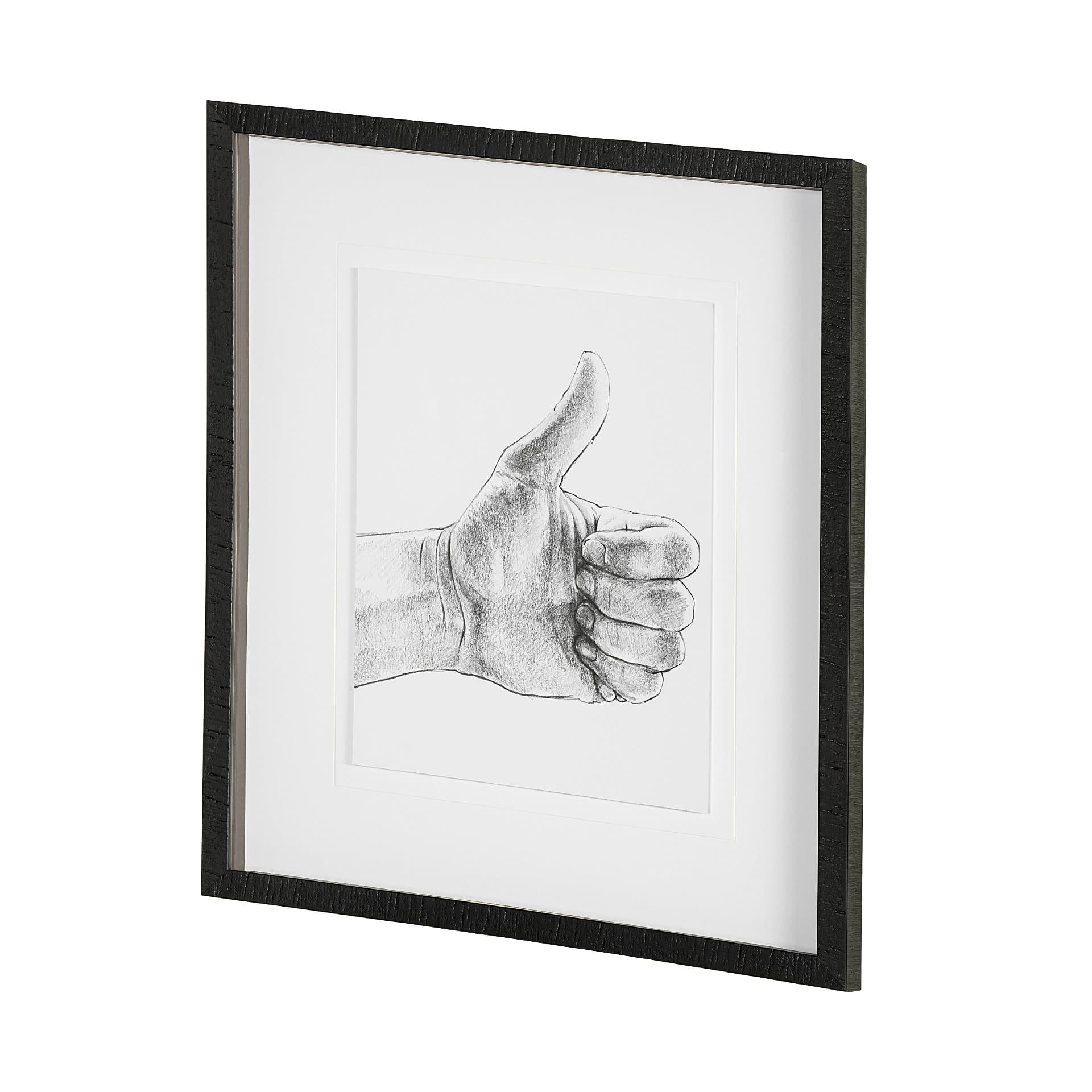 Hand Signs I by Jennifer Paxton Parker a Framed Art Print Matted under Glass — product photograph