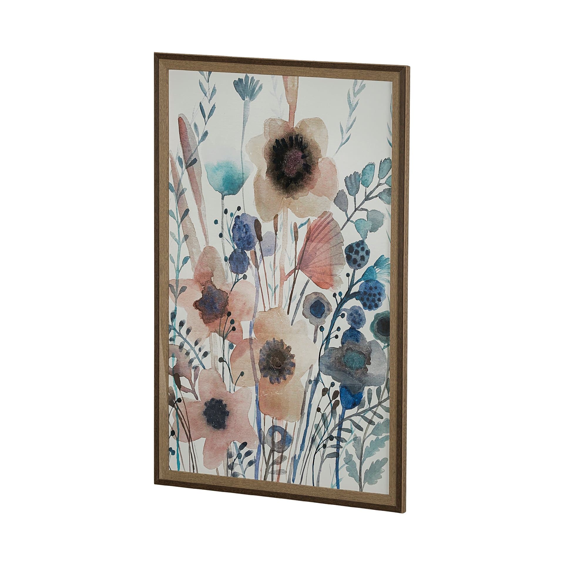 Quiet Marvels by Maya Woods a Hand Embellished Textured Framed Art Print Matted under Glass — product photograph