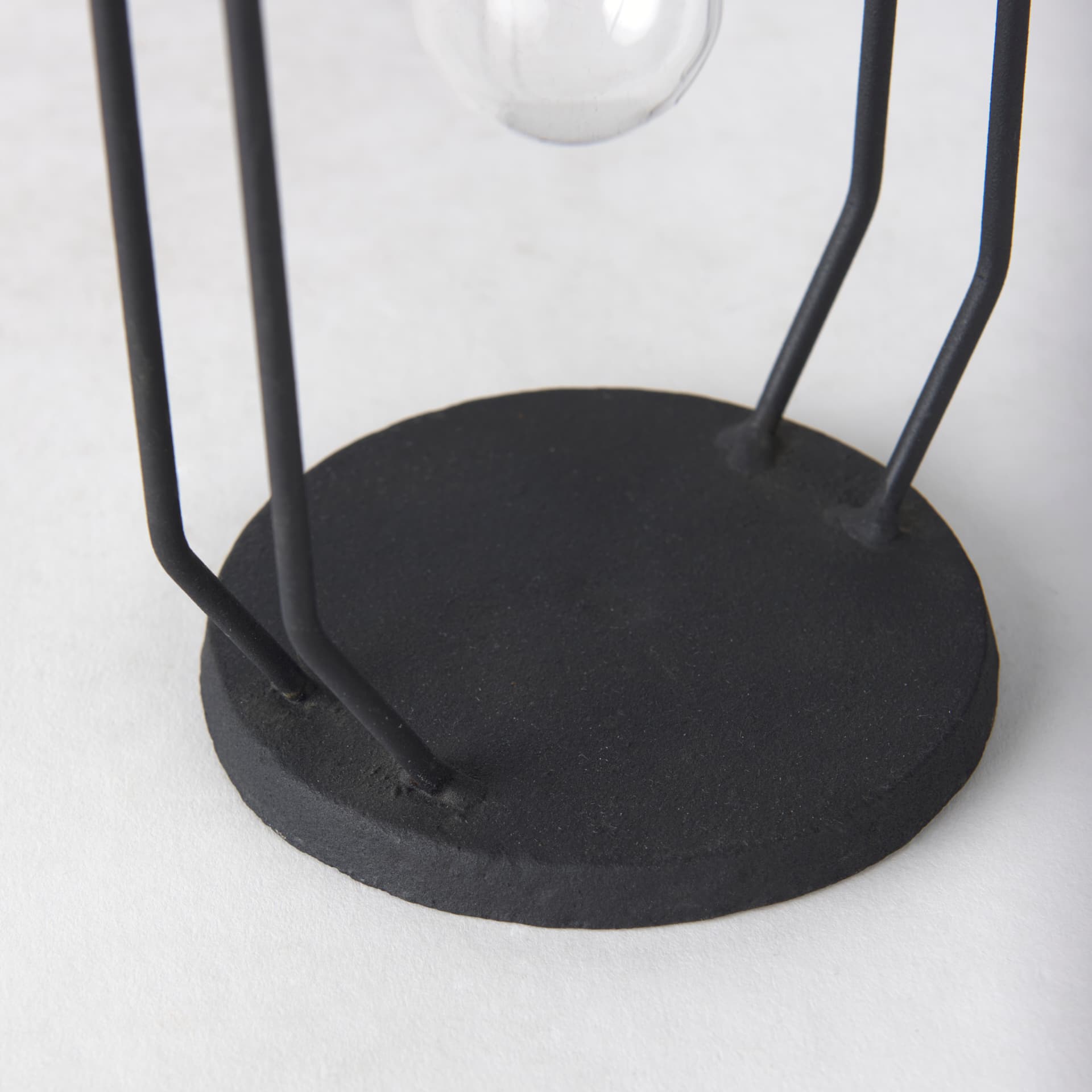 Aria 4.5L x 3.9W x 11.0H Metal and Glass Holder Object — product photograph