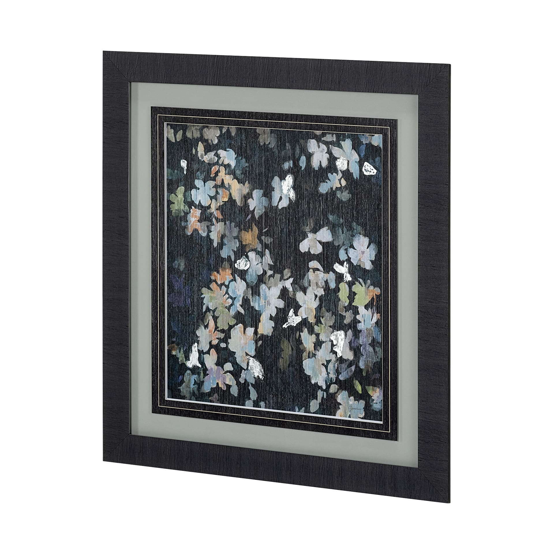 Whirlwind by Liz Jardine a Hand Embellished Textured Framed Art Print Matted under Glass — product photograph
