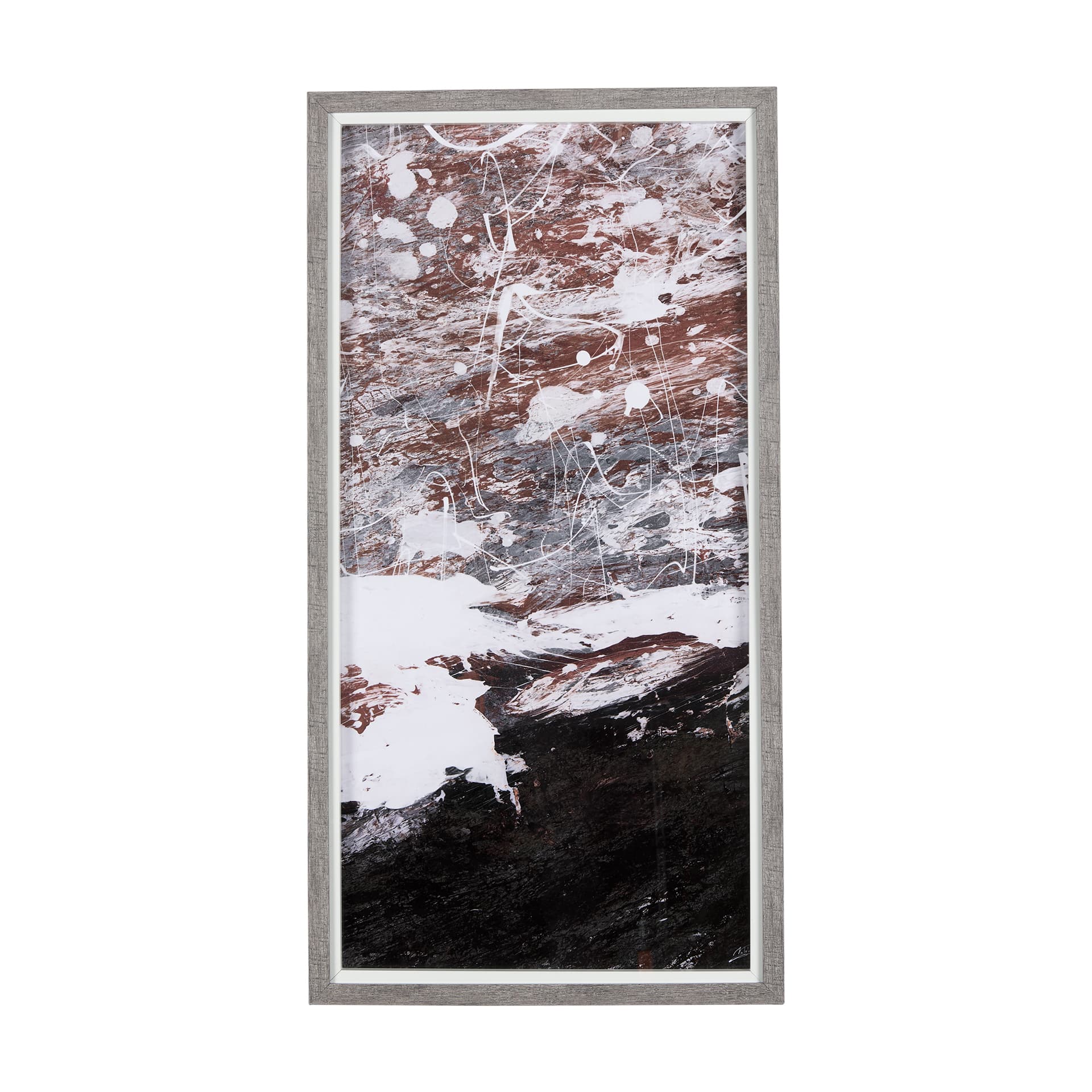 Sakura Rain II by Mercana Studio a Hand Embellished Textured Framed Art Print Matted under Glass — product photograph