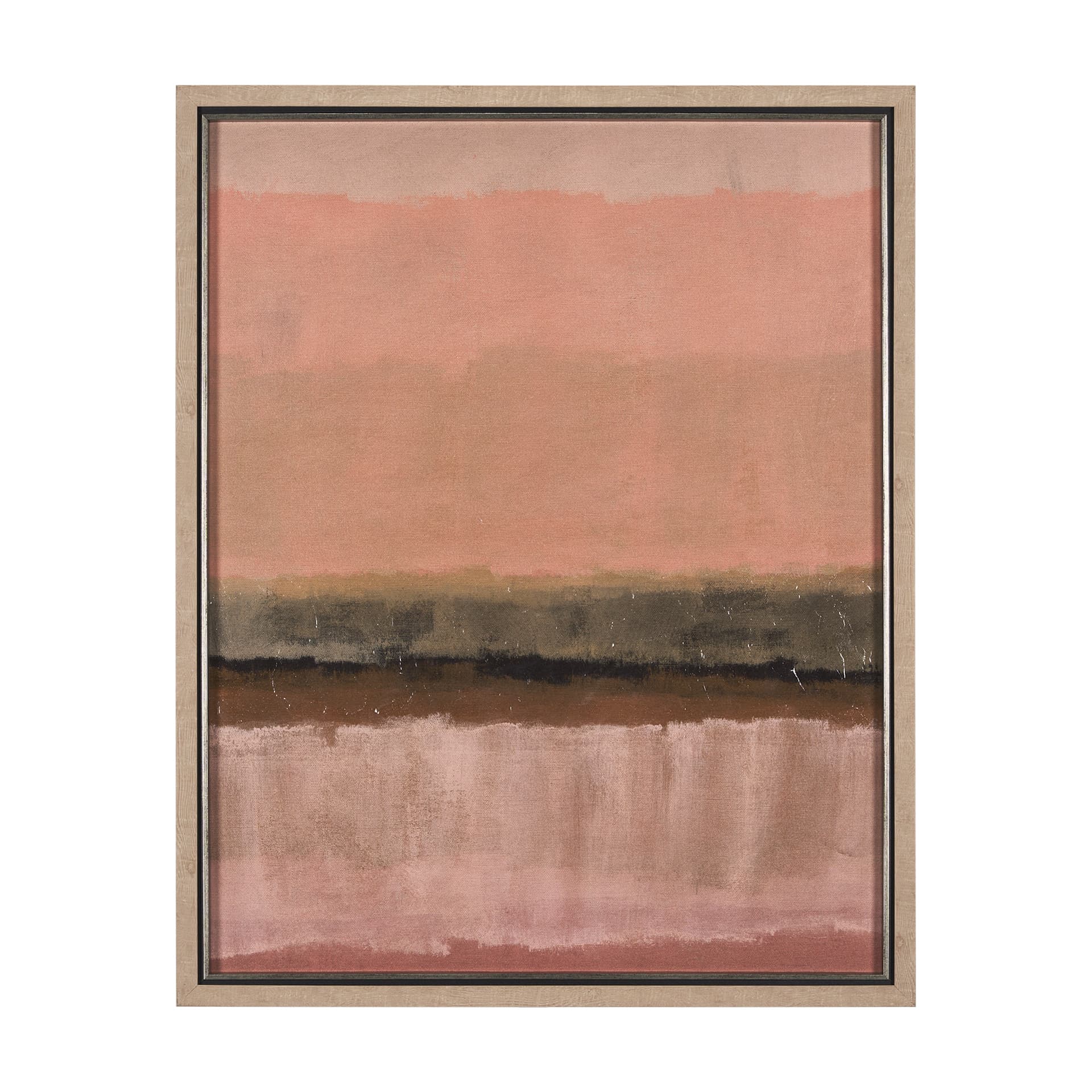 Quiet Echoes - Wash by Mercana Studio a Hand Embellished Textured Framed Art Print — product photograph