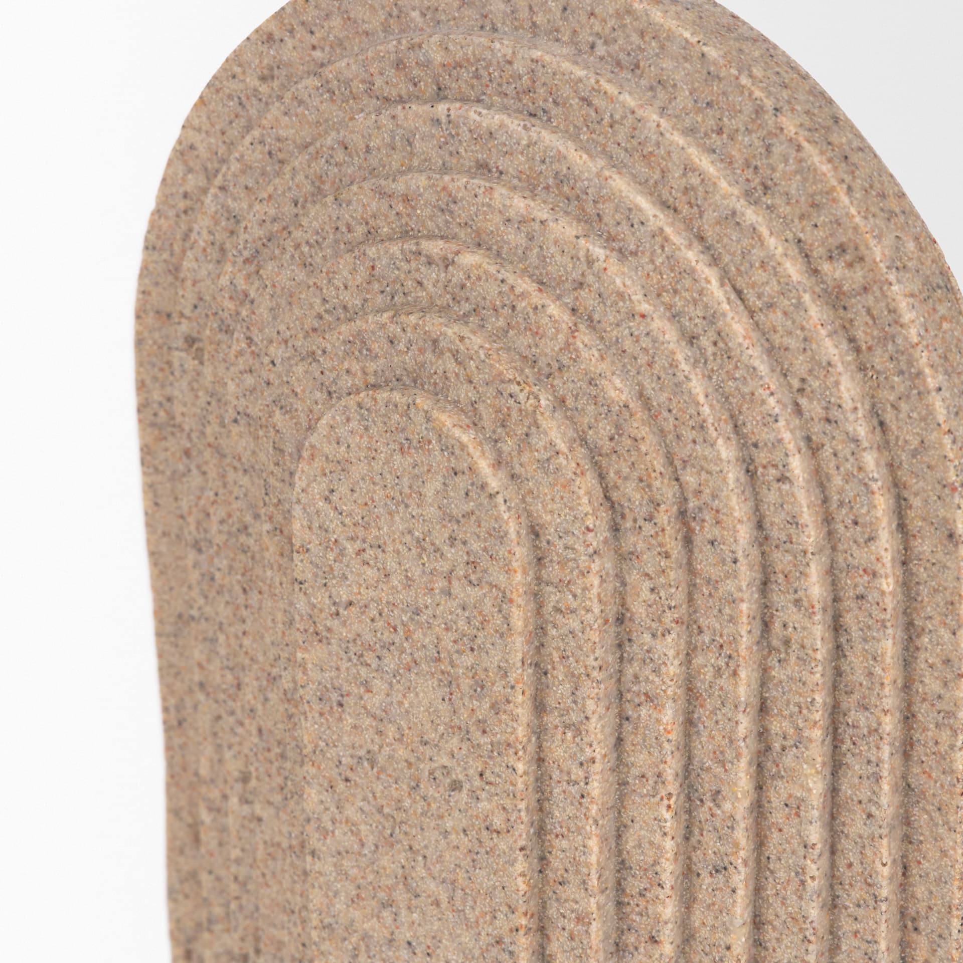 Kael Resin Textured Concrete Gray Decorative Object — product photograph