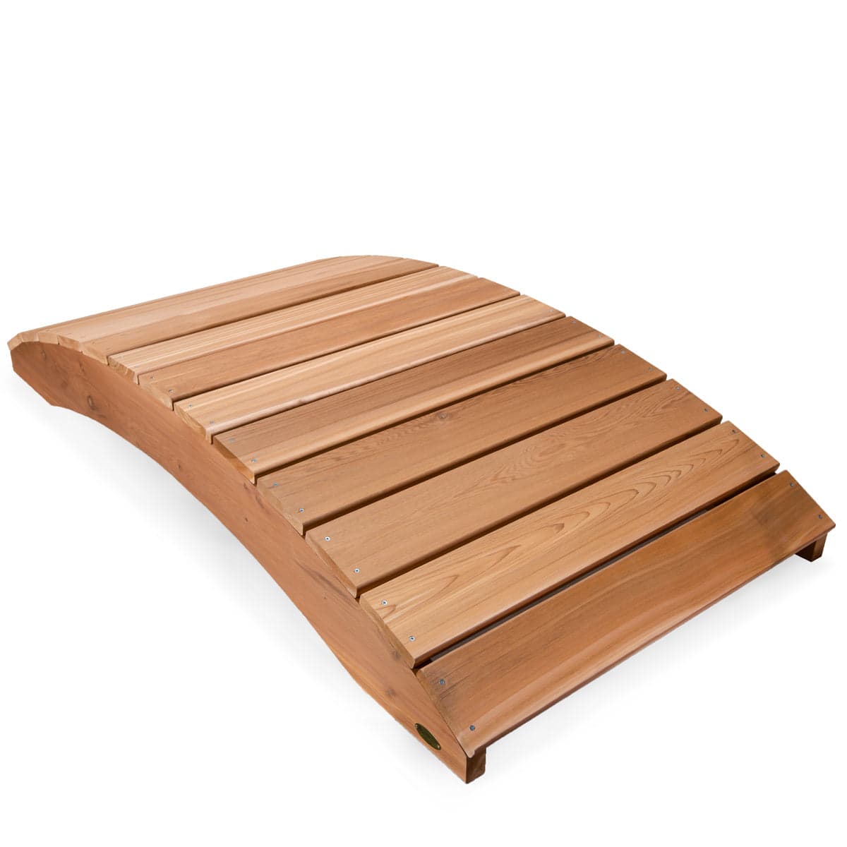 6-Ft Cedar Garden Bridge — product photograph