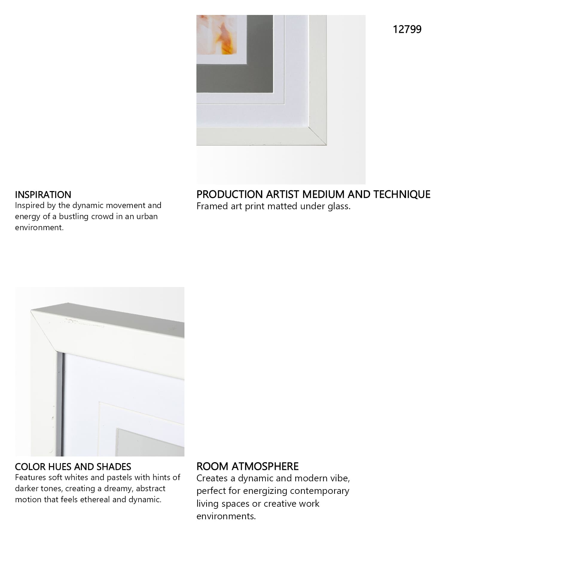In Transit B by THEstudio a Framed Art Print Matted under Glass — in a styled room
