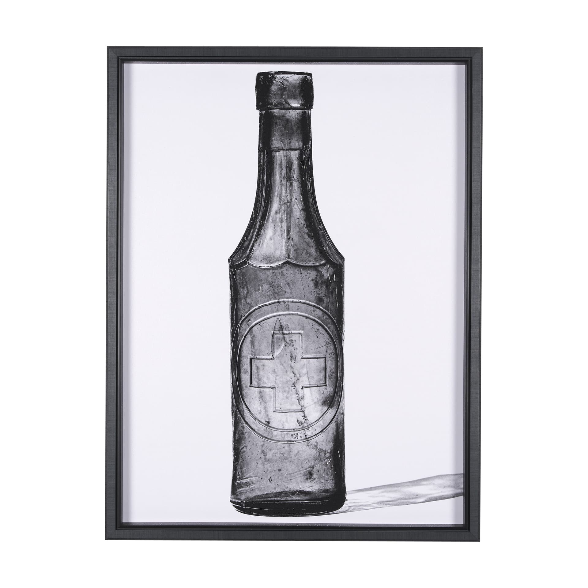 Collected Glassware - Prime by Paige Craig a Hand Embellished Textured Framed Art Print — product photograph