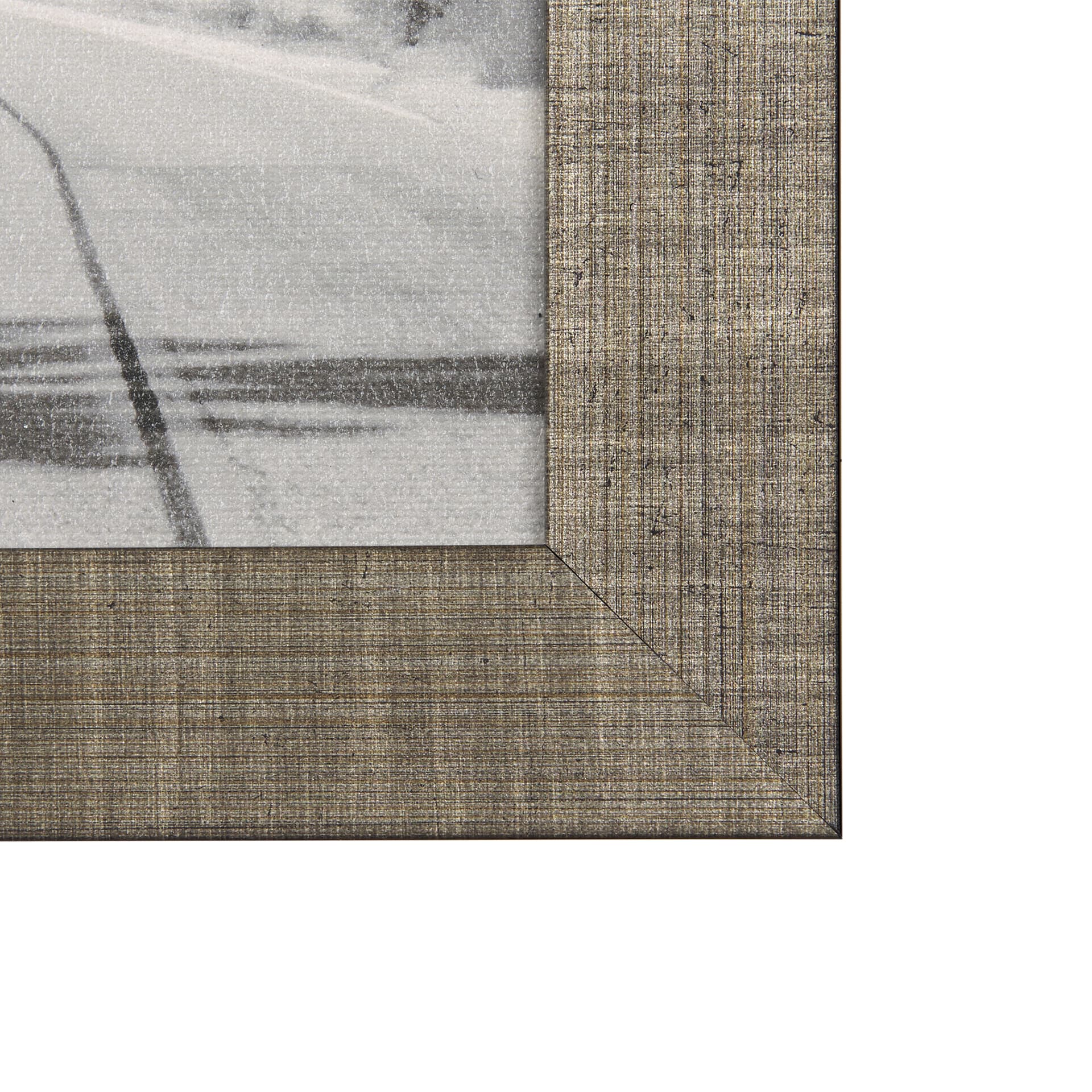 Surf Fence by Mercana Studio a Hand Embellished Textured Framed Art Print — product photograph