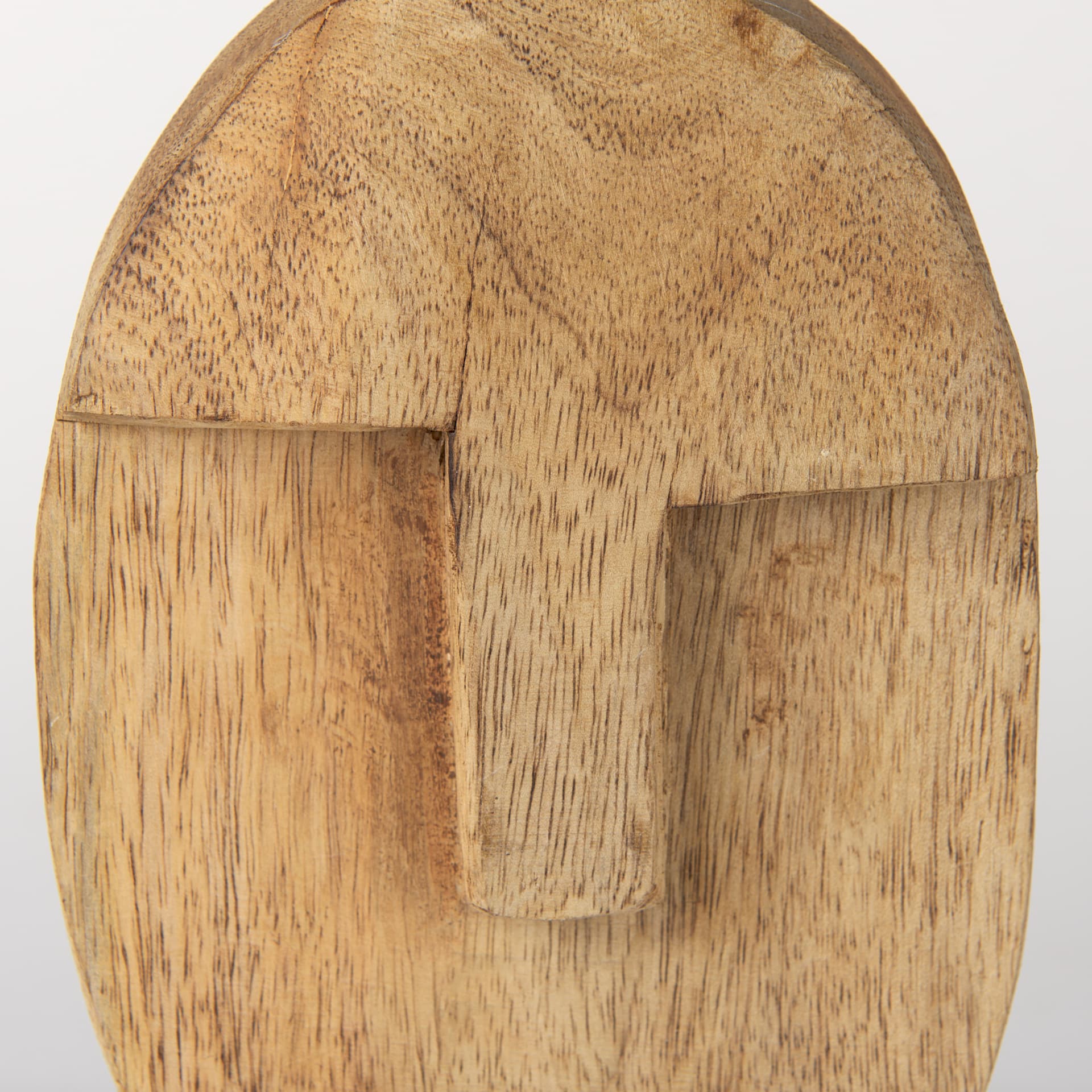 Ivan Medium Wooden Head Sculpture — product photograph