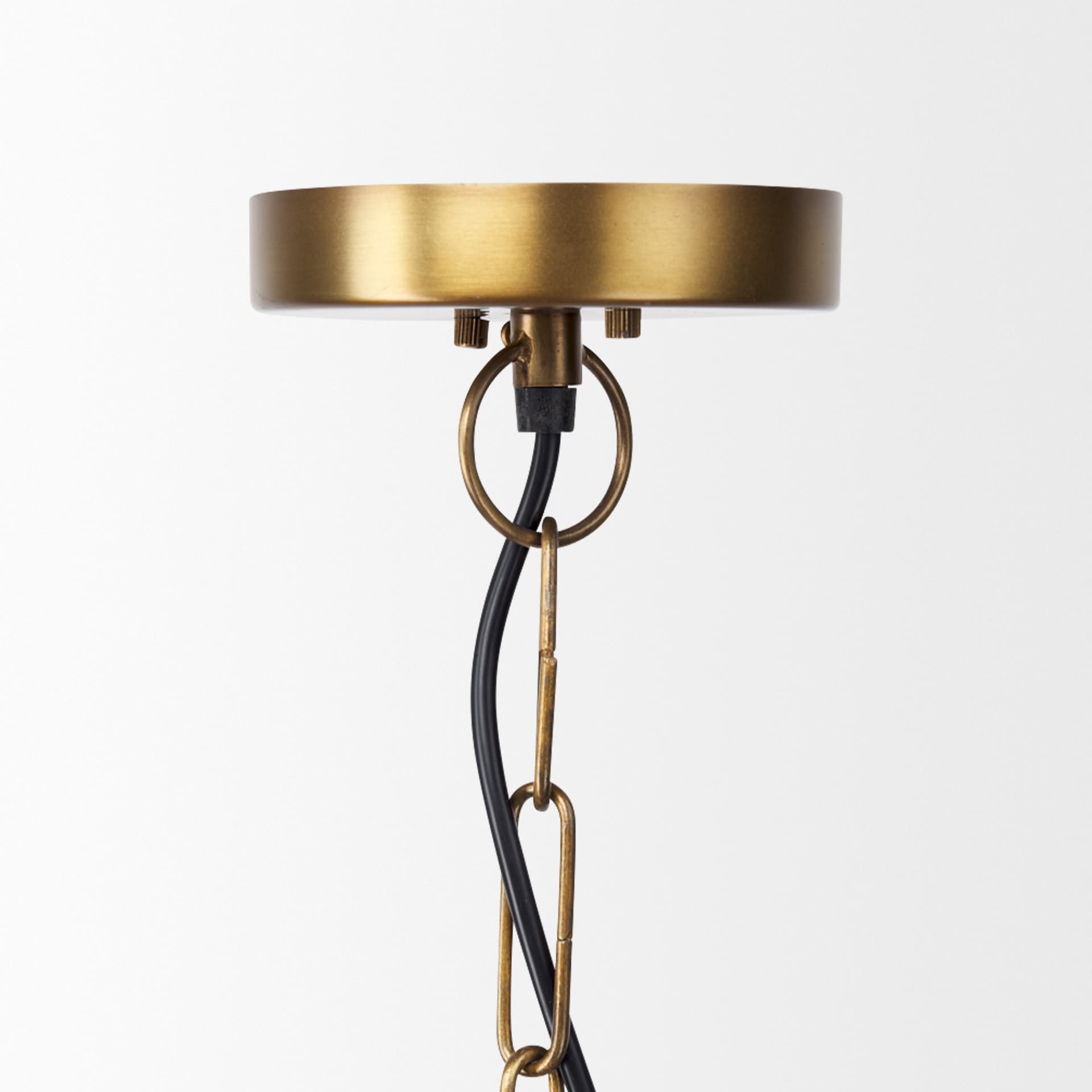 Fenton 18.0L x 18.0W x 23.0H Gold W/Gold Accents Pendant Light — product photograph