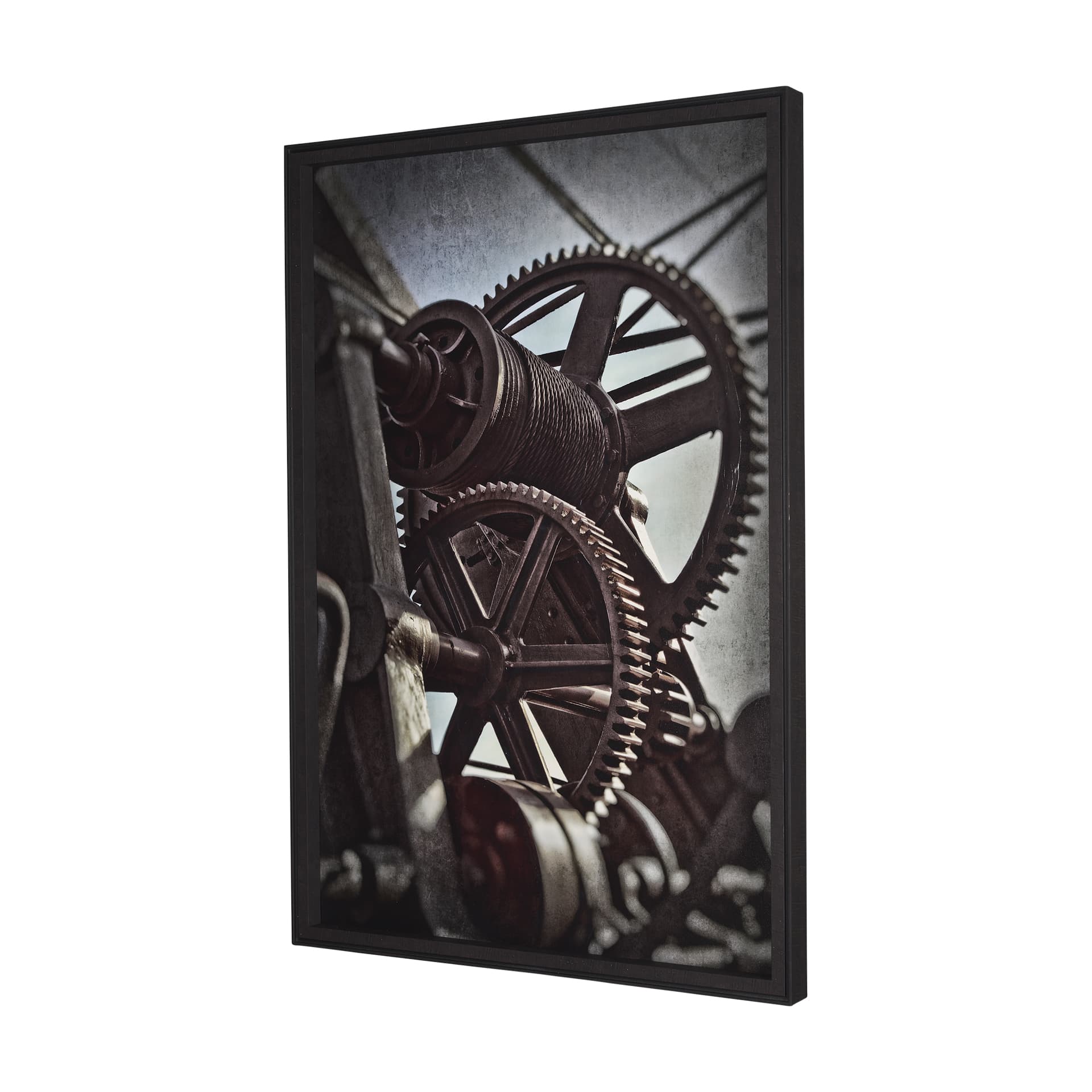 Industrial Collect - Motion by Michael Banks a Hand Embellished Textured Framed Photo Art Print — product photograph