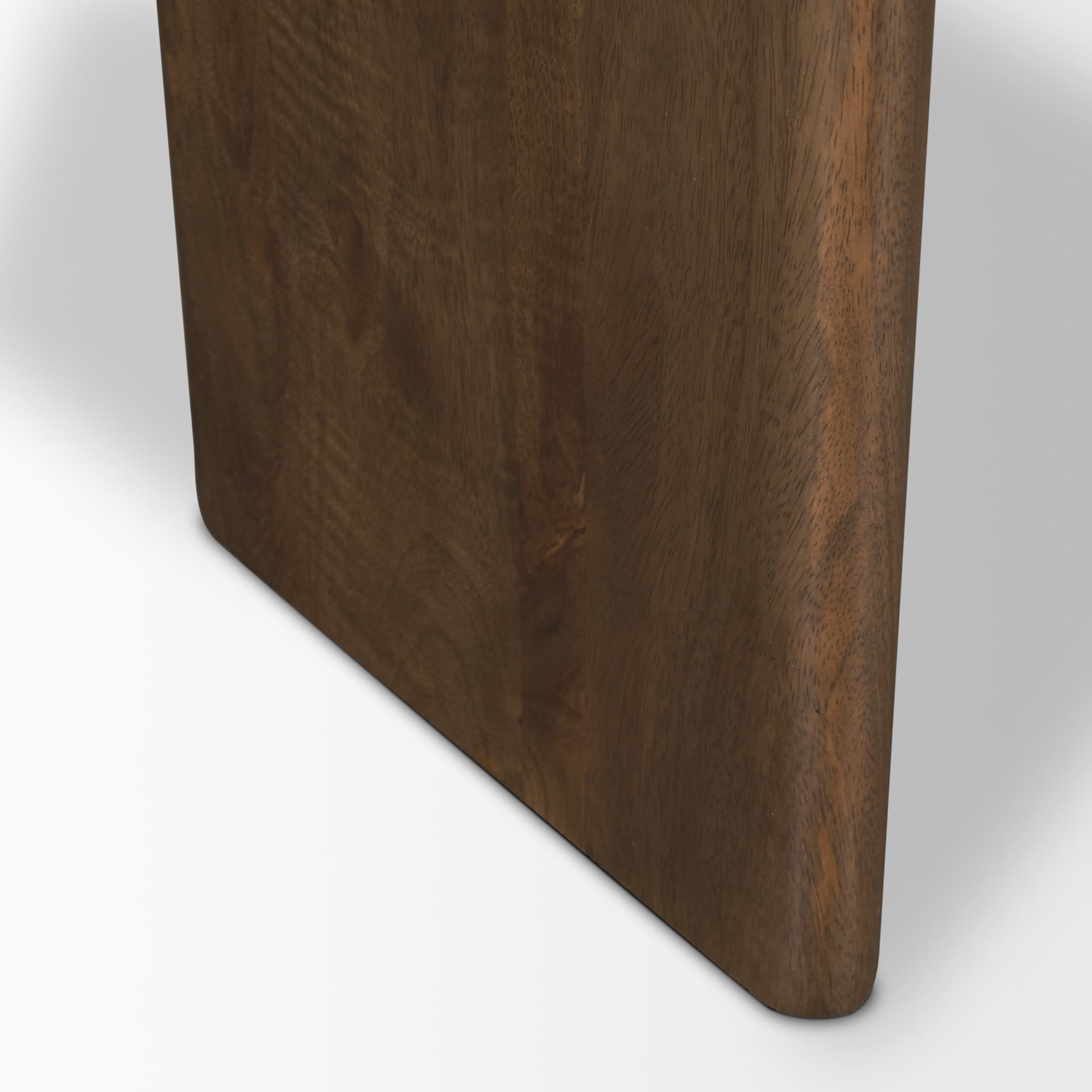 Rumer Dark Brown Wood w/ White Marble Coffee Table — product photograph