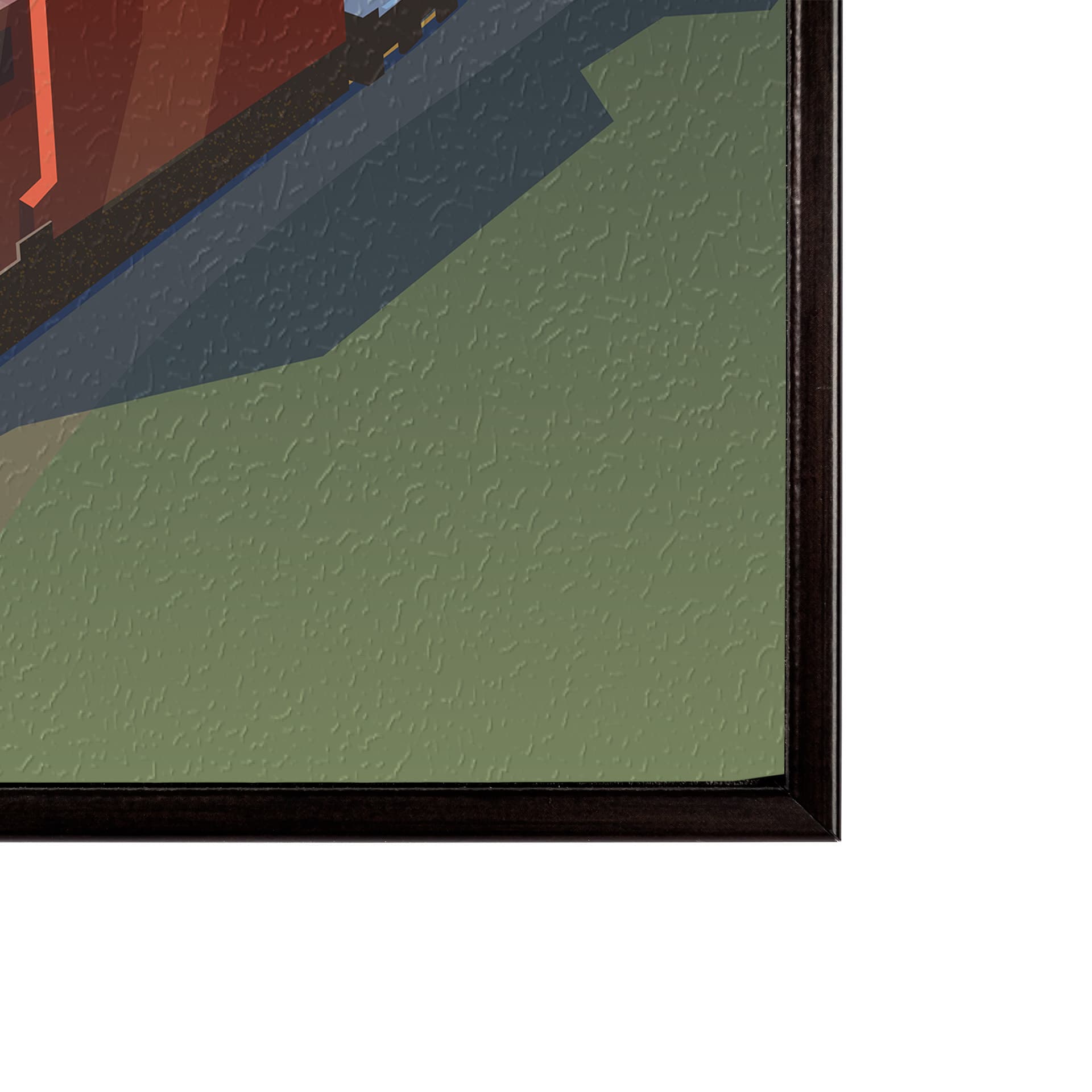 Banff Go Canada (SM) by Mercana Studio a Hand Embellished Decograph Framed Art Print — product photograph