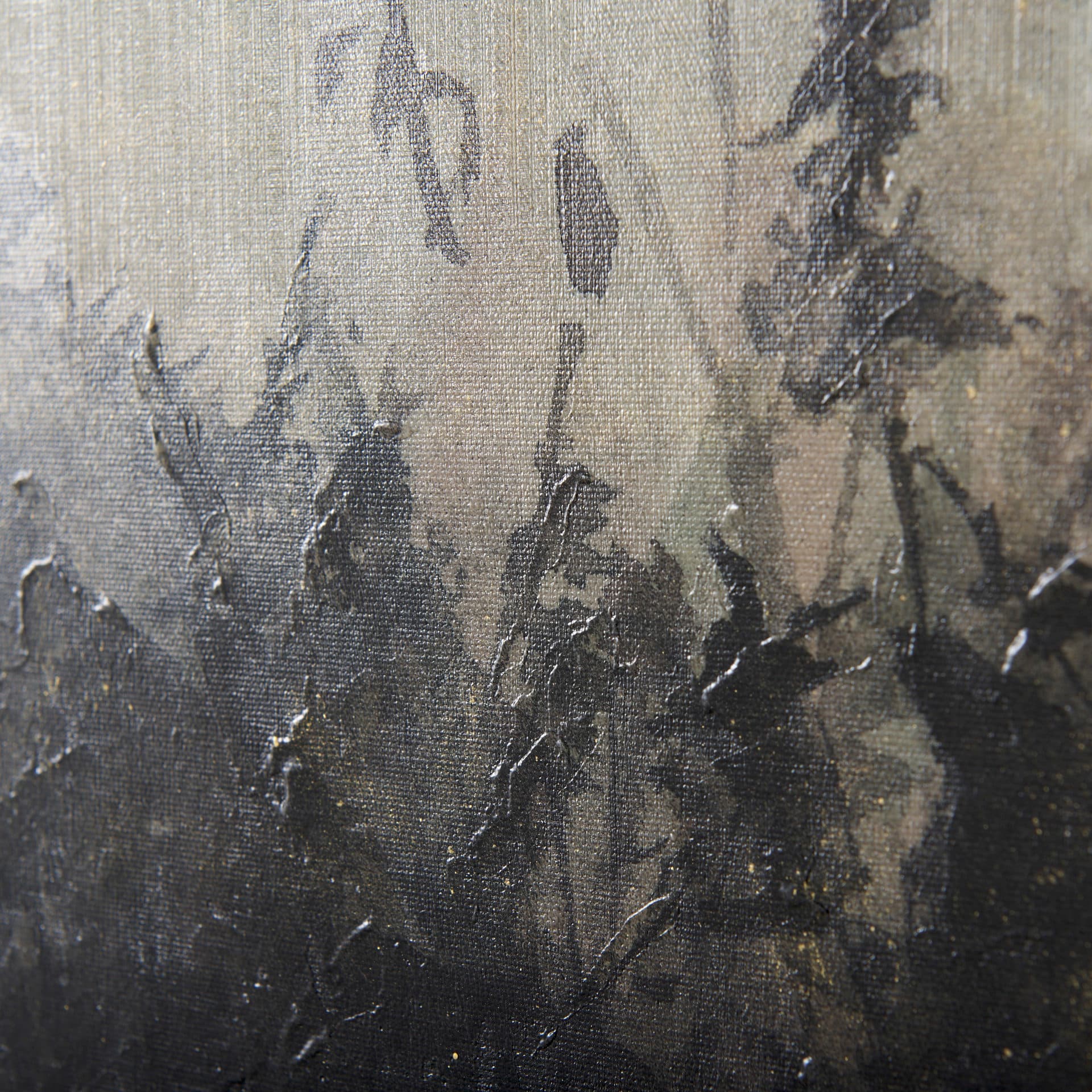 Moon Sets, Sun Rises II by Mercana Studio a Hand Embellished Textured Canvas — product photograph