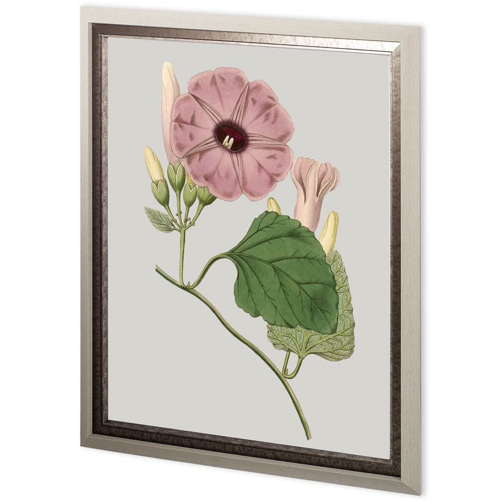 Custom Floral Gems IV by Ferdos Maleki Hand Embellished Textured Framed Art Print Matted under Glass — product photograph