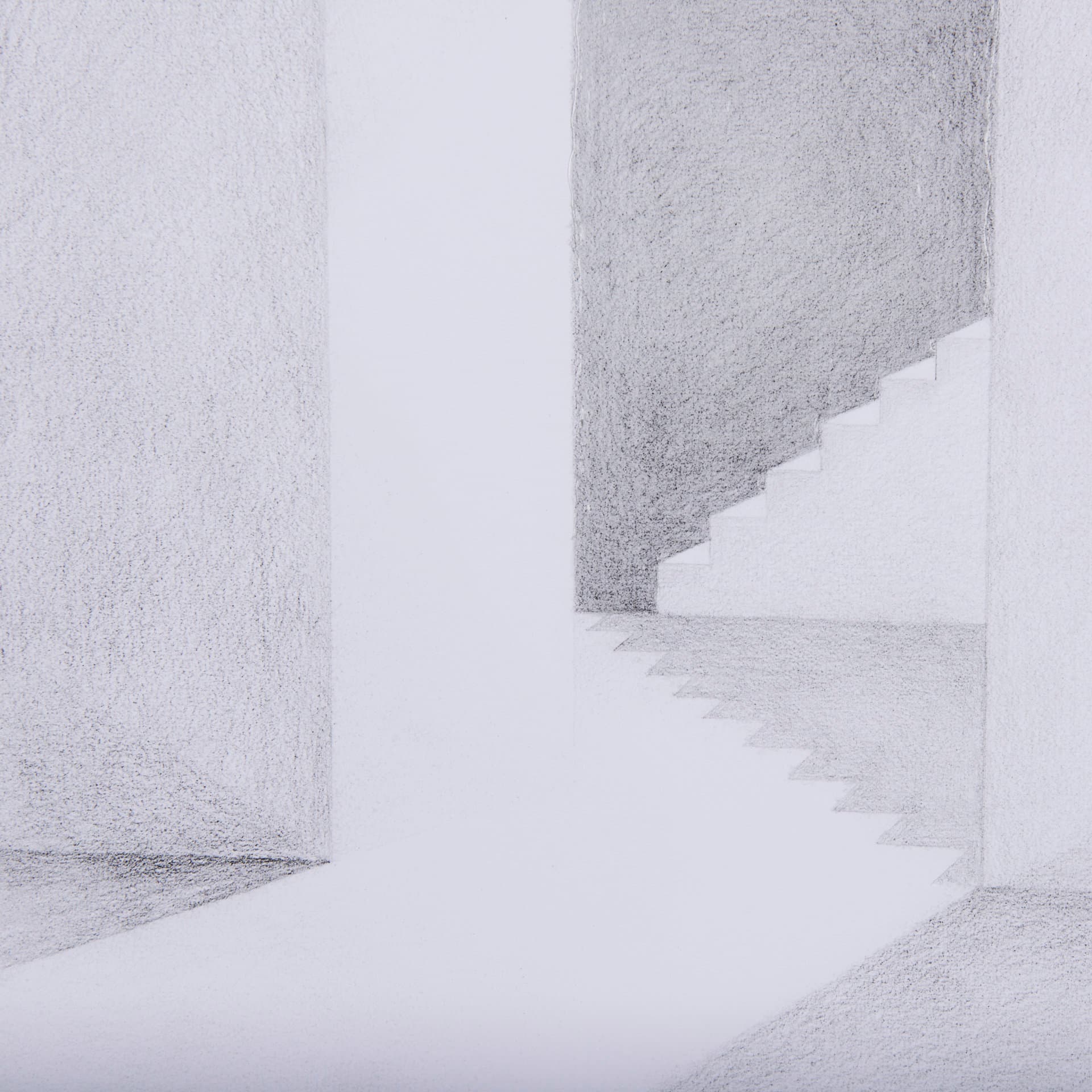 Corridor IV by Mercana Studio a Hand Embellished Textured Framed Art Print Matted under Glass — product photograph