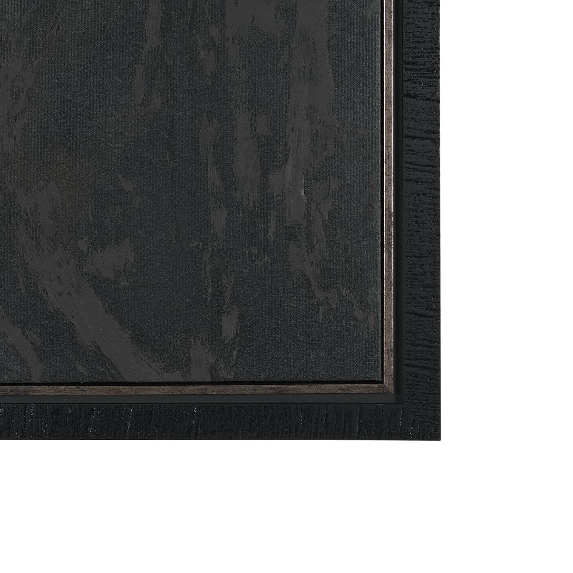 Steed 2 by Mercana Studio Hand-Embellished Textured Framed Canvas Artwork — product photograph