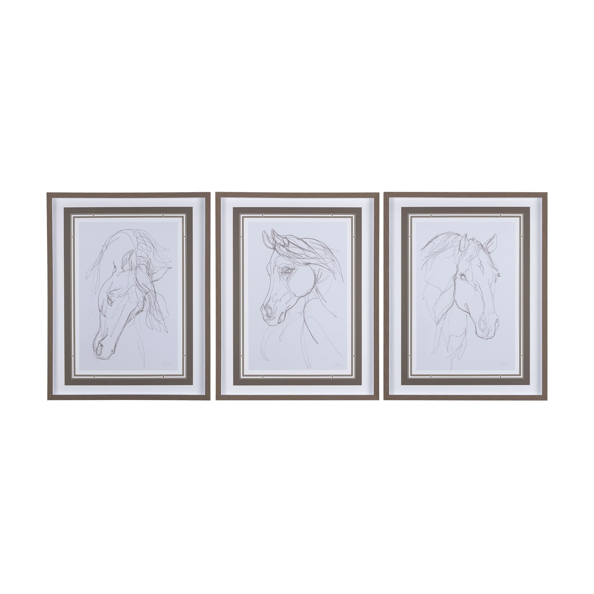 Andalusian I by Mercana Studio a Hand Embellished Textured Framed Art Print Matted under Glass — product photograph