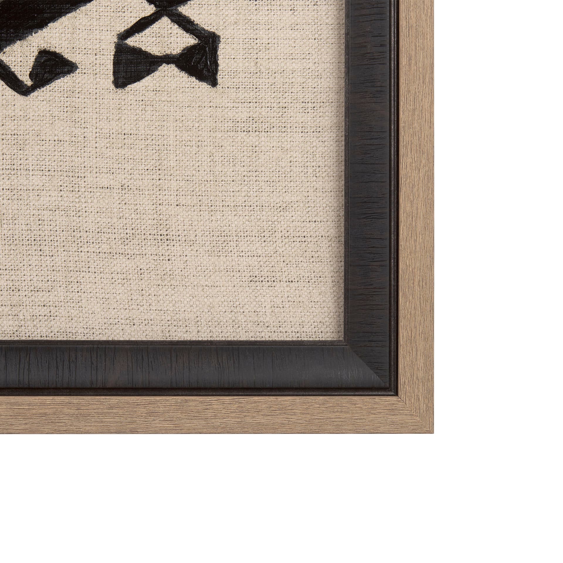 Creamy Tapestry I by Mercana Studio a Hand Embellished Textured Framed Art Print — product photograph