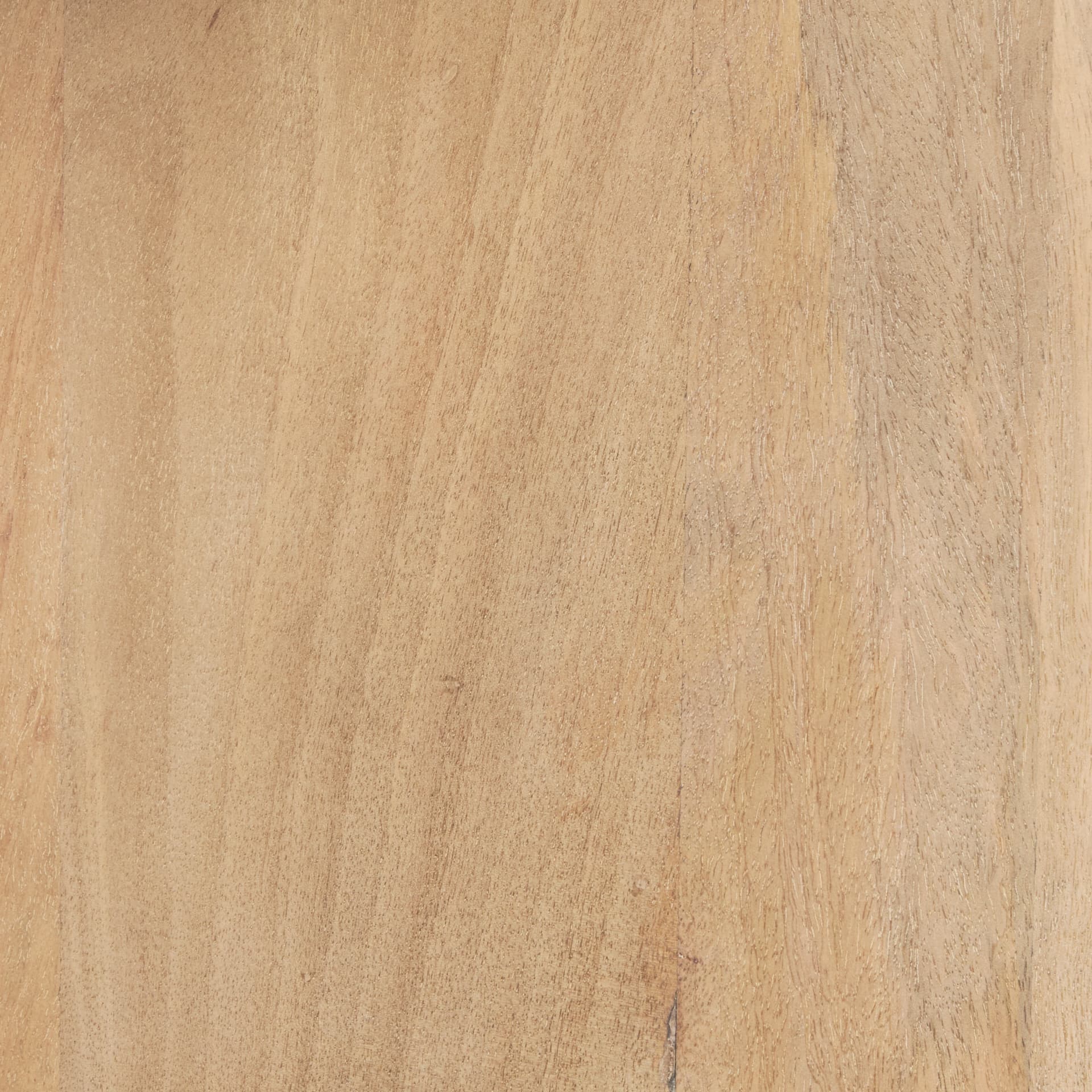 Bianca Light Brown Wood w/ Round Marble Top Coffee Table — product photograph