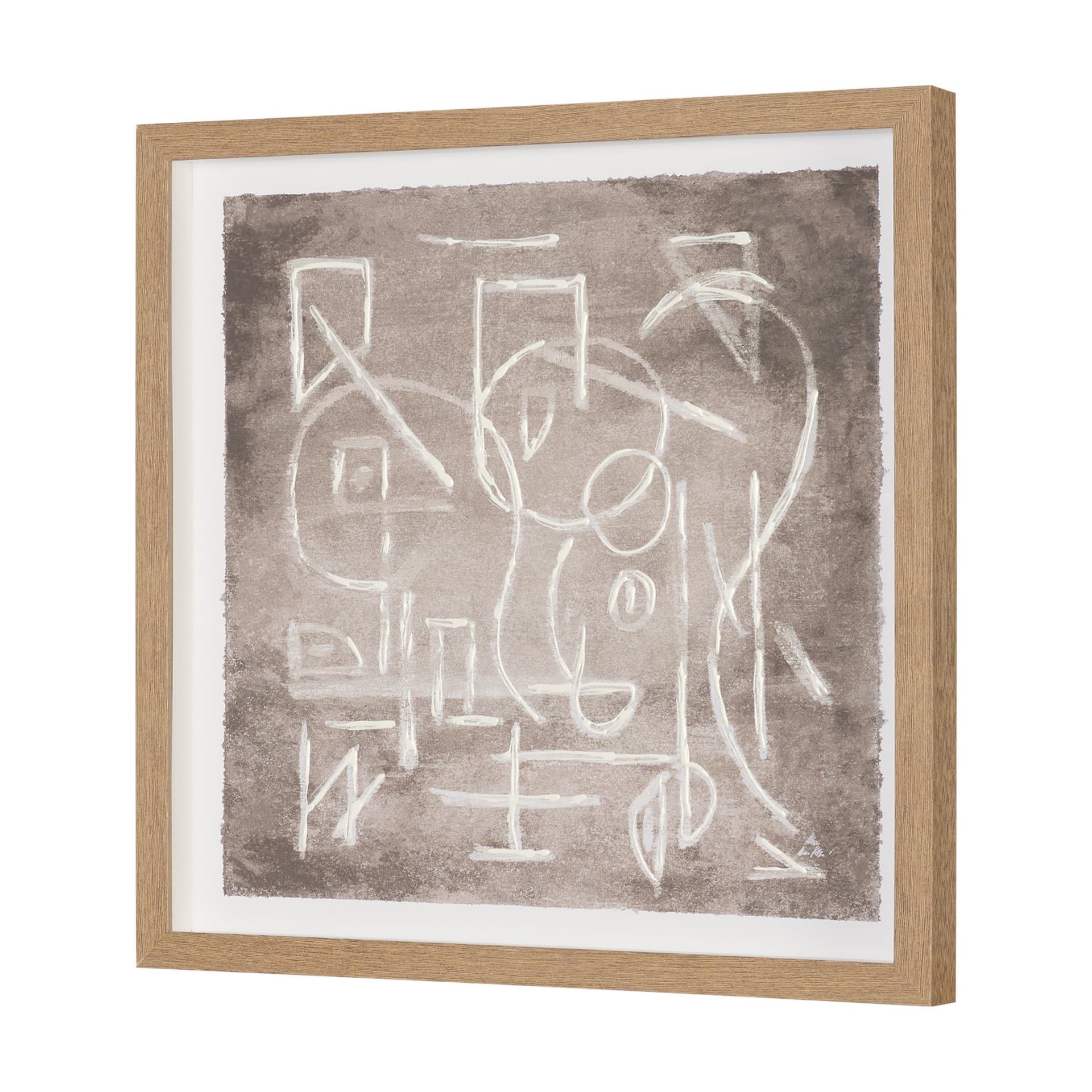 Obscure II by Mercana Studio Hand Embelished Framed Artwork Matted under Glass — product photograph