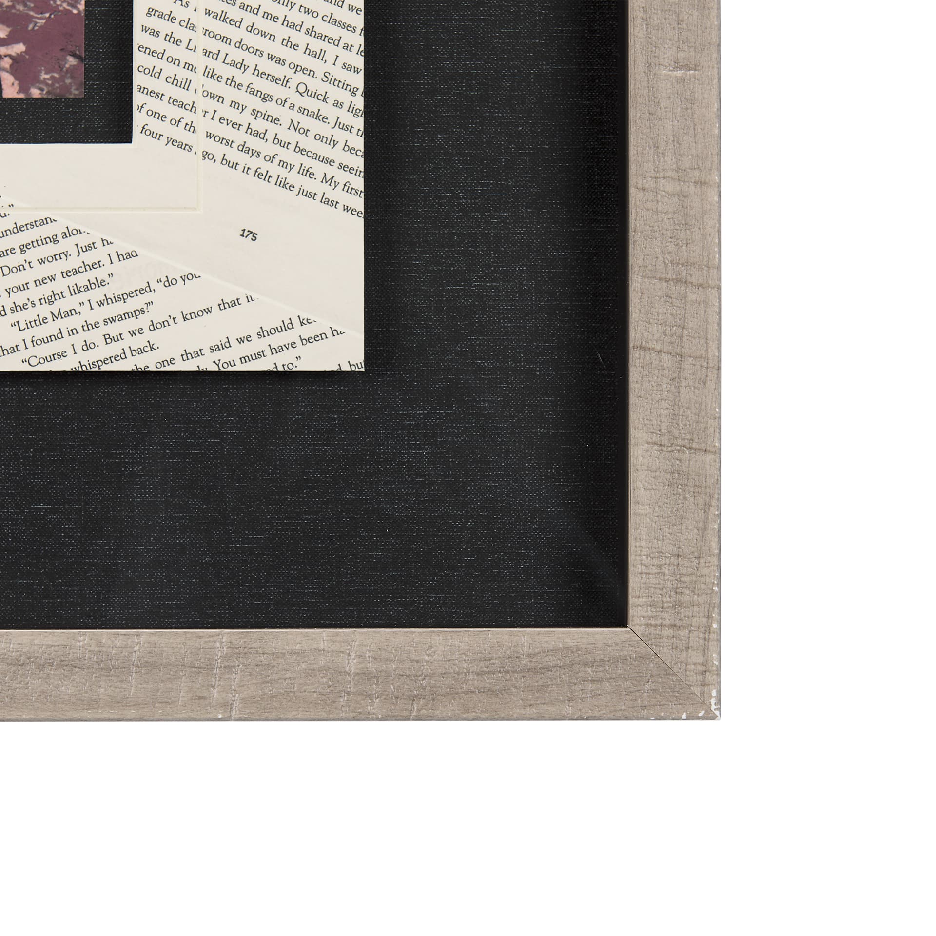 Graffiti Sculpture V by Mercana Studio Hand Embellished Textured Framed Art Print Matted under Glass — product photograph