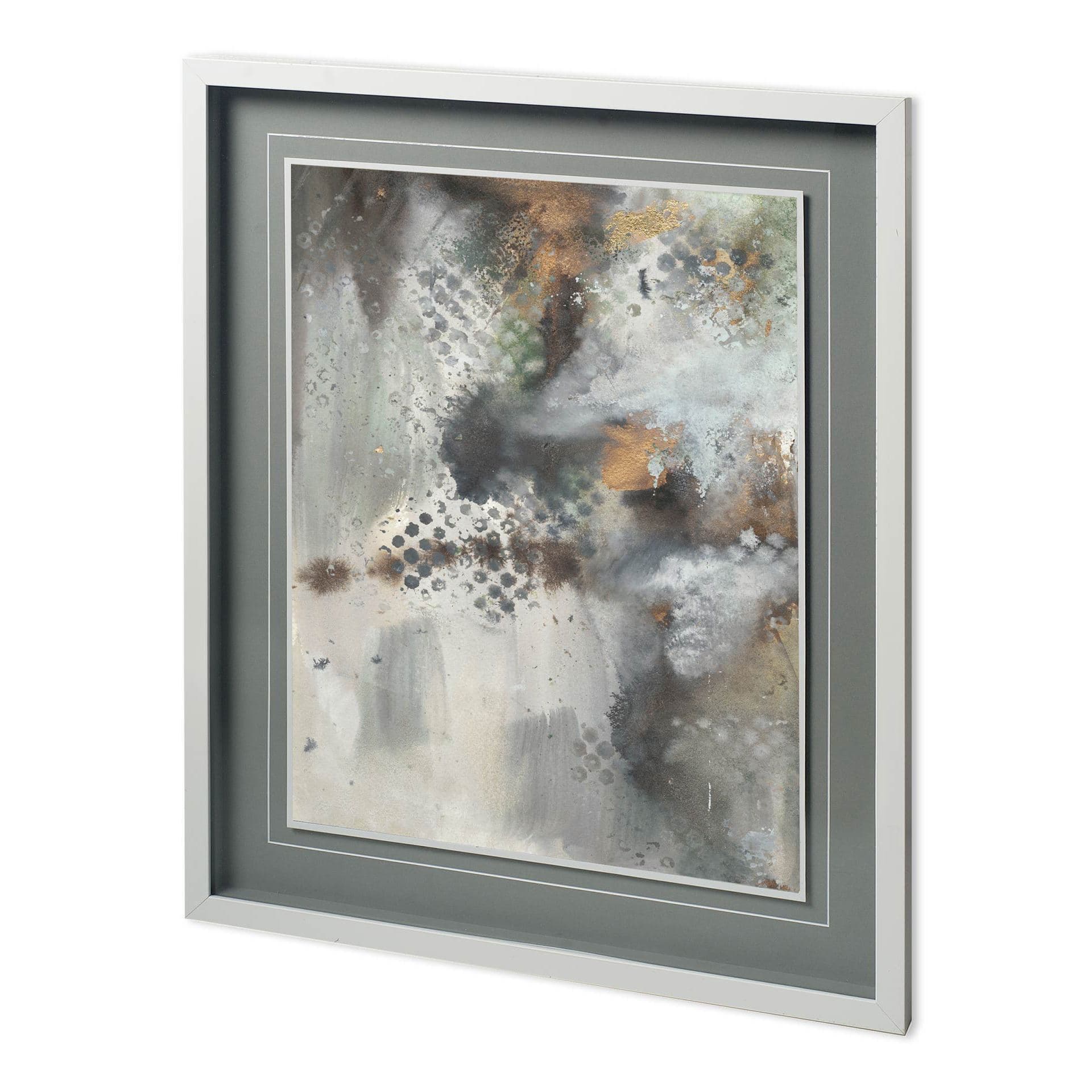 Canyon Seasons III by Joyce Combs a Hand Embellished Textured Framed Art Print Matted under Glass — product photograph