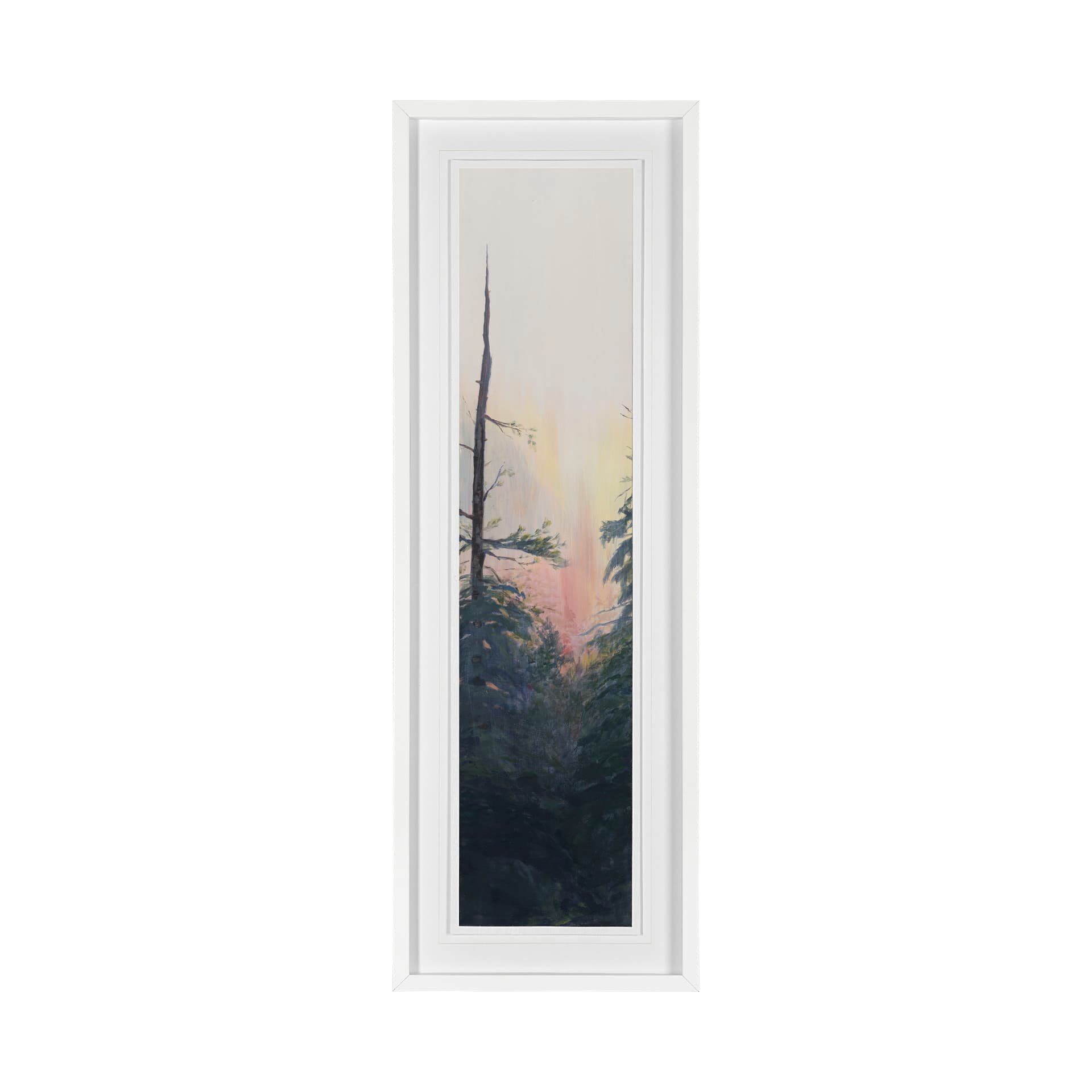 Pacific Northwest Panel V by Sandra Lafrate Hand Embellished Framed Art Print Matted under Glass — product photograph