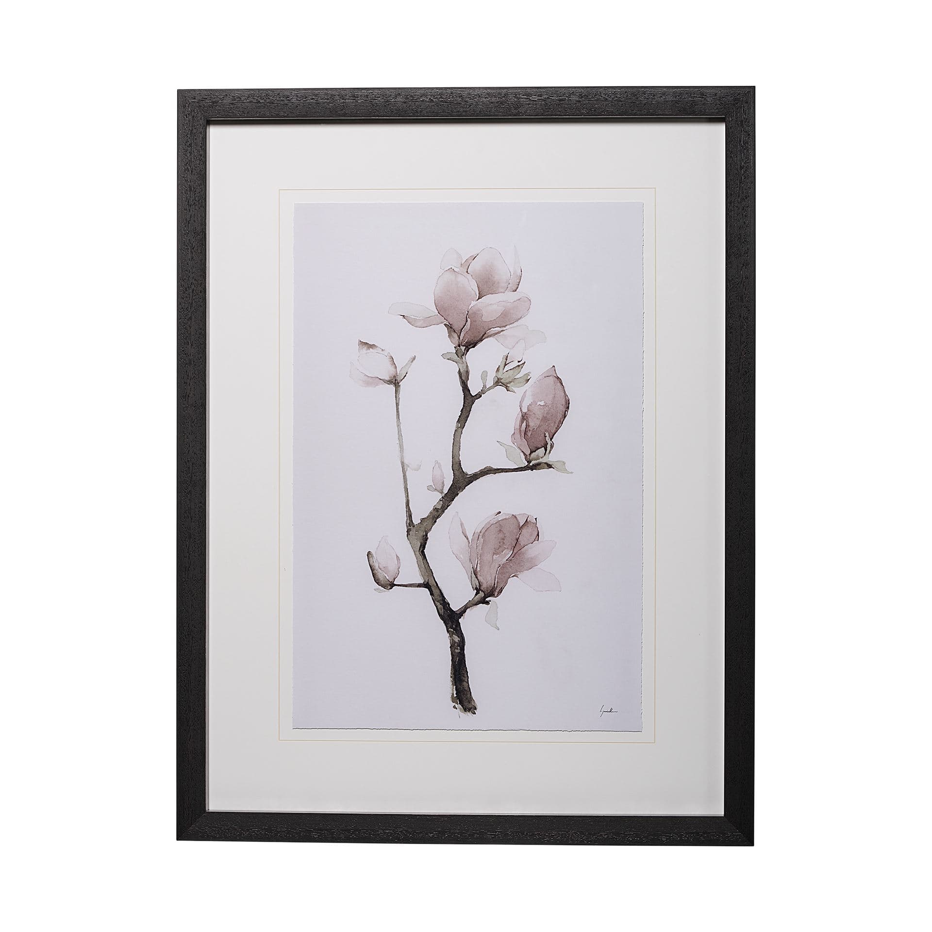 Magnolia I by Gabrielle C a Framed Art Print Matted under Glass — product photograph