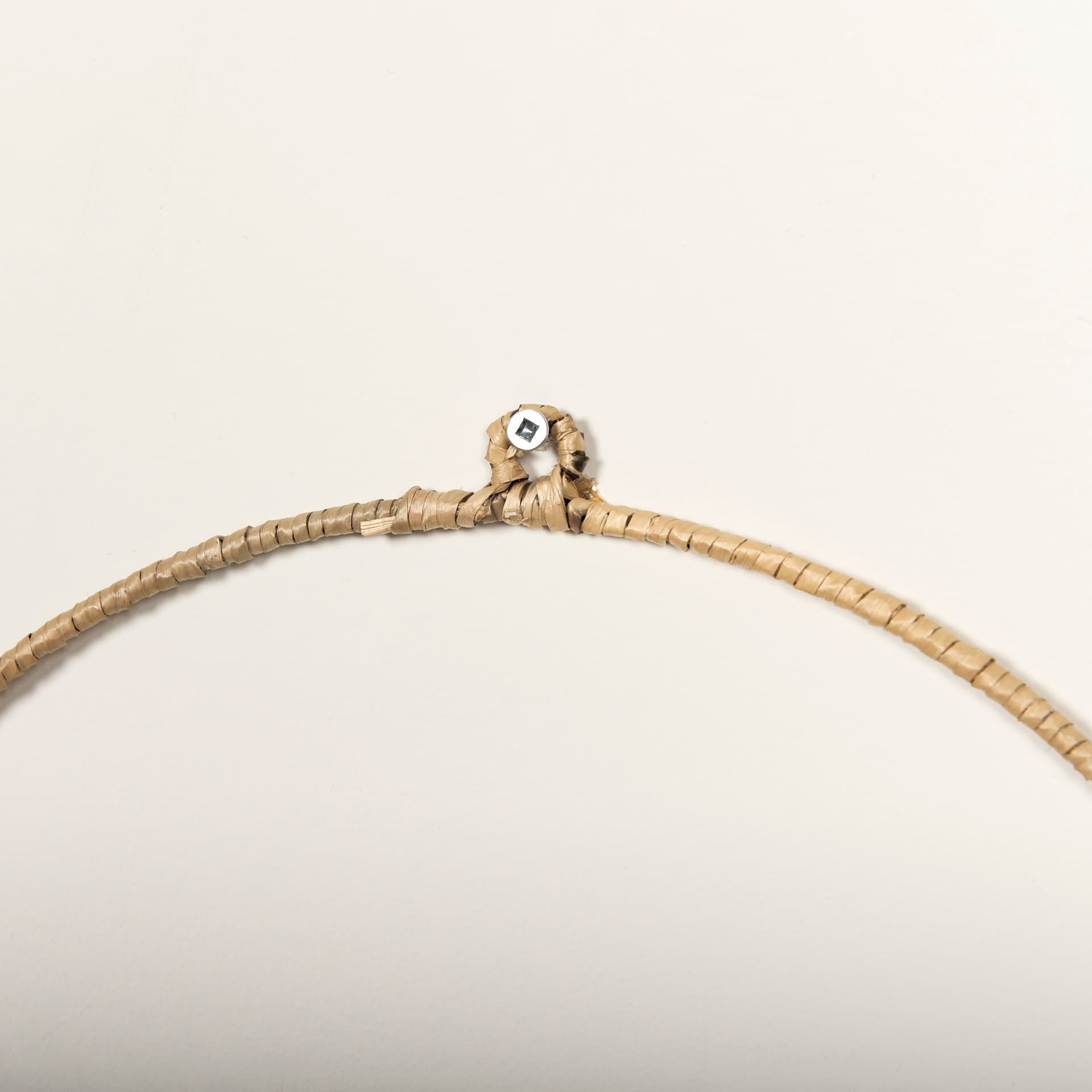 Bayu Set of 3 Seagrass Boho Weave Fan Wall Decor — product photograph