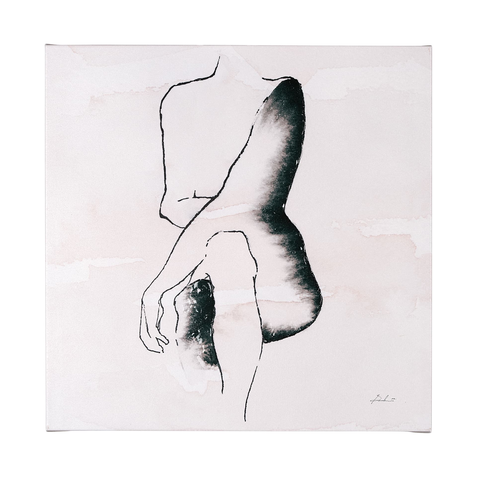 Andromedae Light V by Melody. D a Hand Embellished Textured Canvas — product photograph