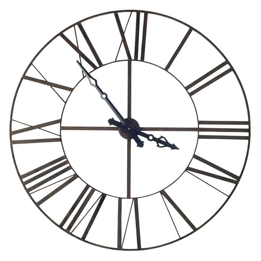 Pender 50" Round Giant Oversized Industrial Wall Clock — product photograph