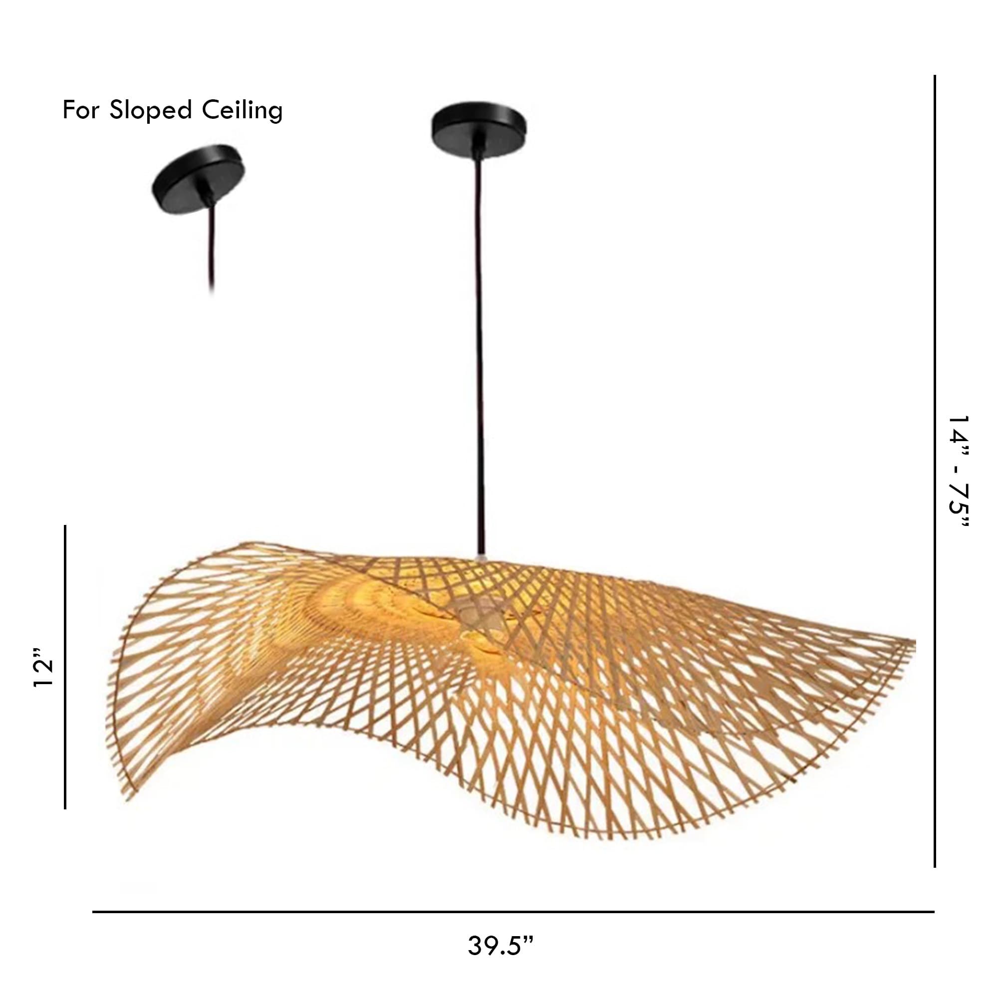 Strawhat Pendant Light — product photograph