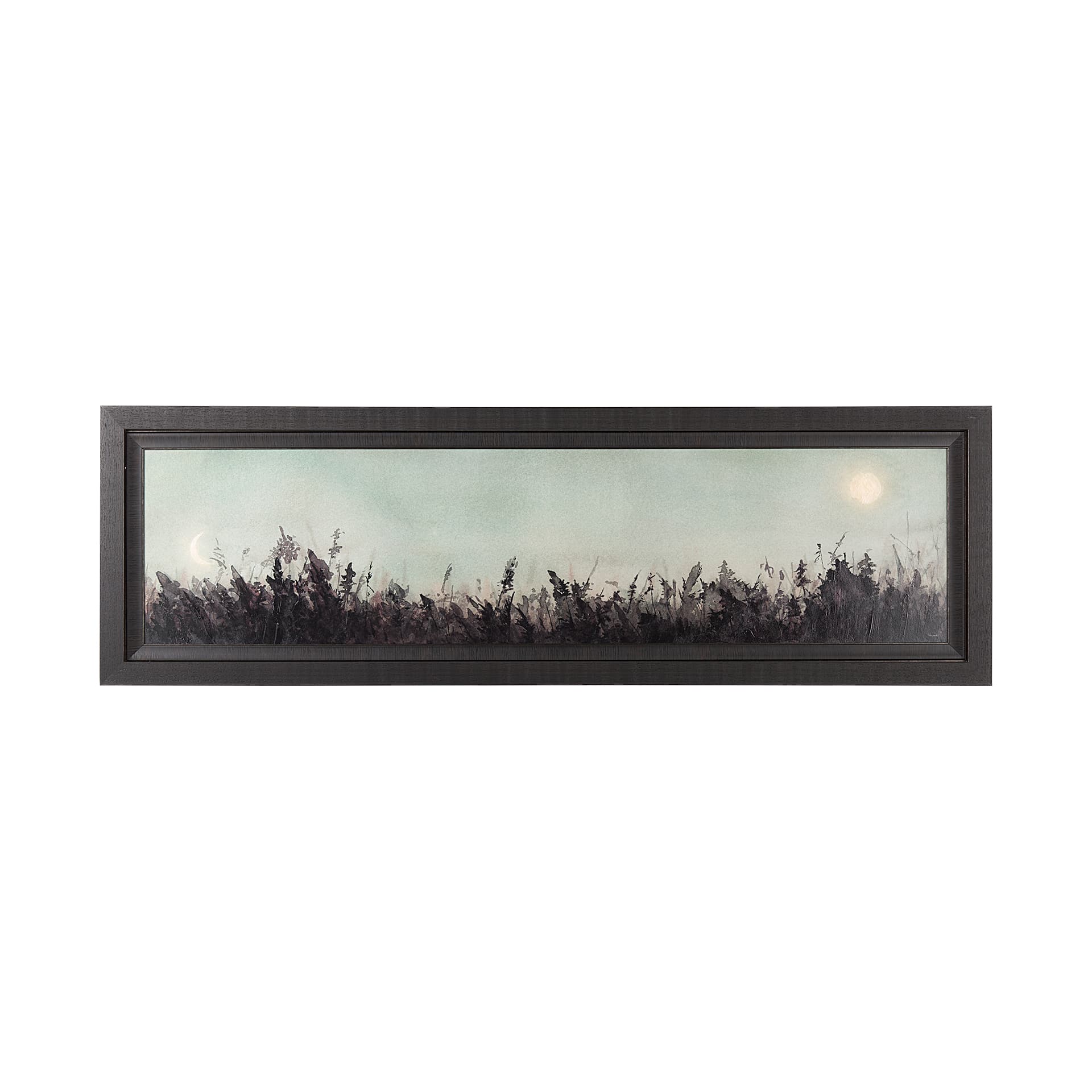 Moon Sets, Sun Rises by Mercana Studio a Hand Embellished Textured Framed Art Print — product photograph