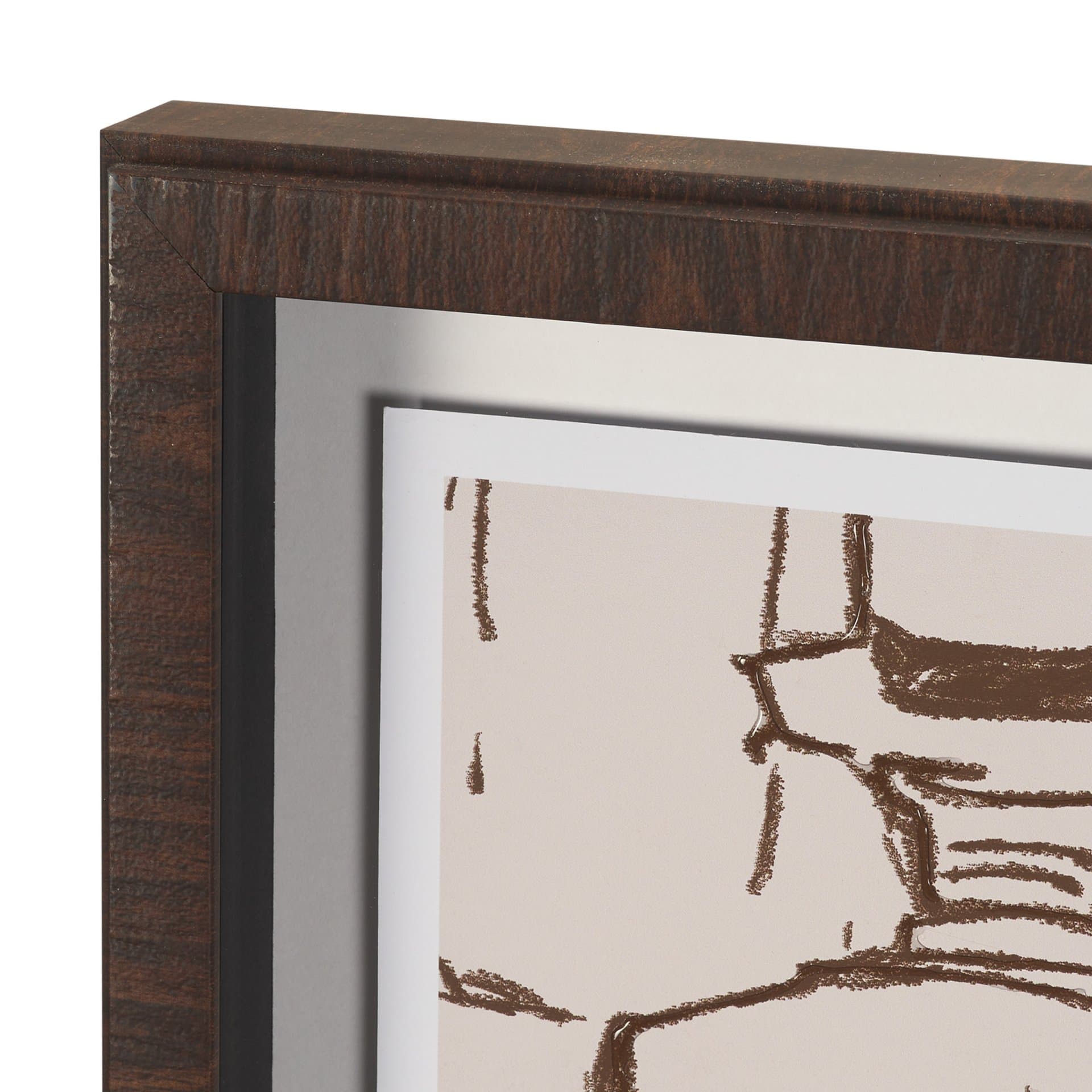 Overcoats by Mercana Studio Hand-Embellished Framed Artwork Matted under Glass — product photograph