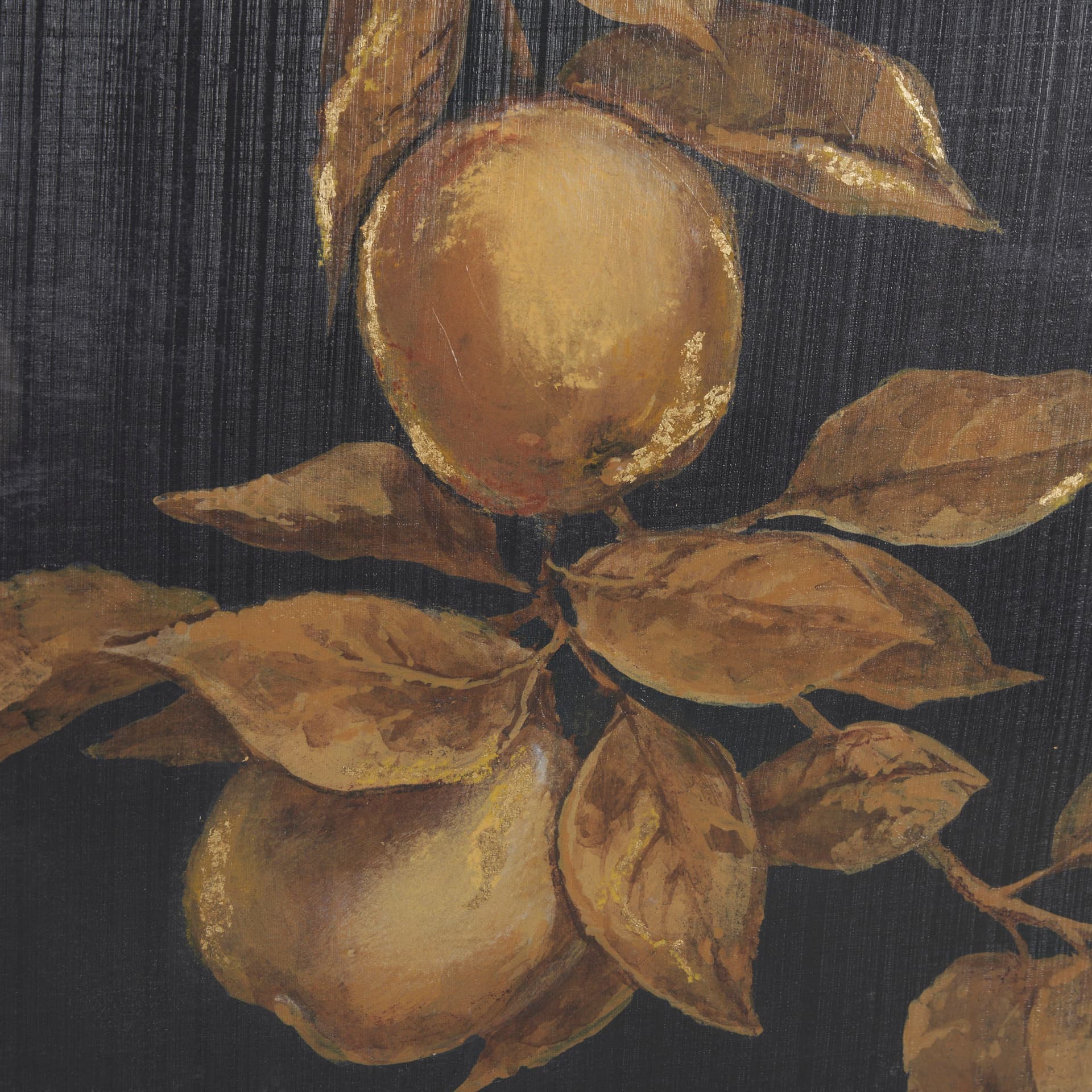 Gilded Bounty II by Mercana Studio a Hand Embellished Framed Art Print Matted under Glass — product photograph
