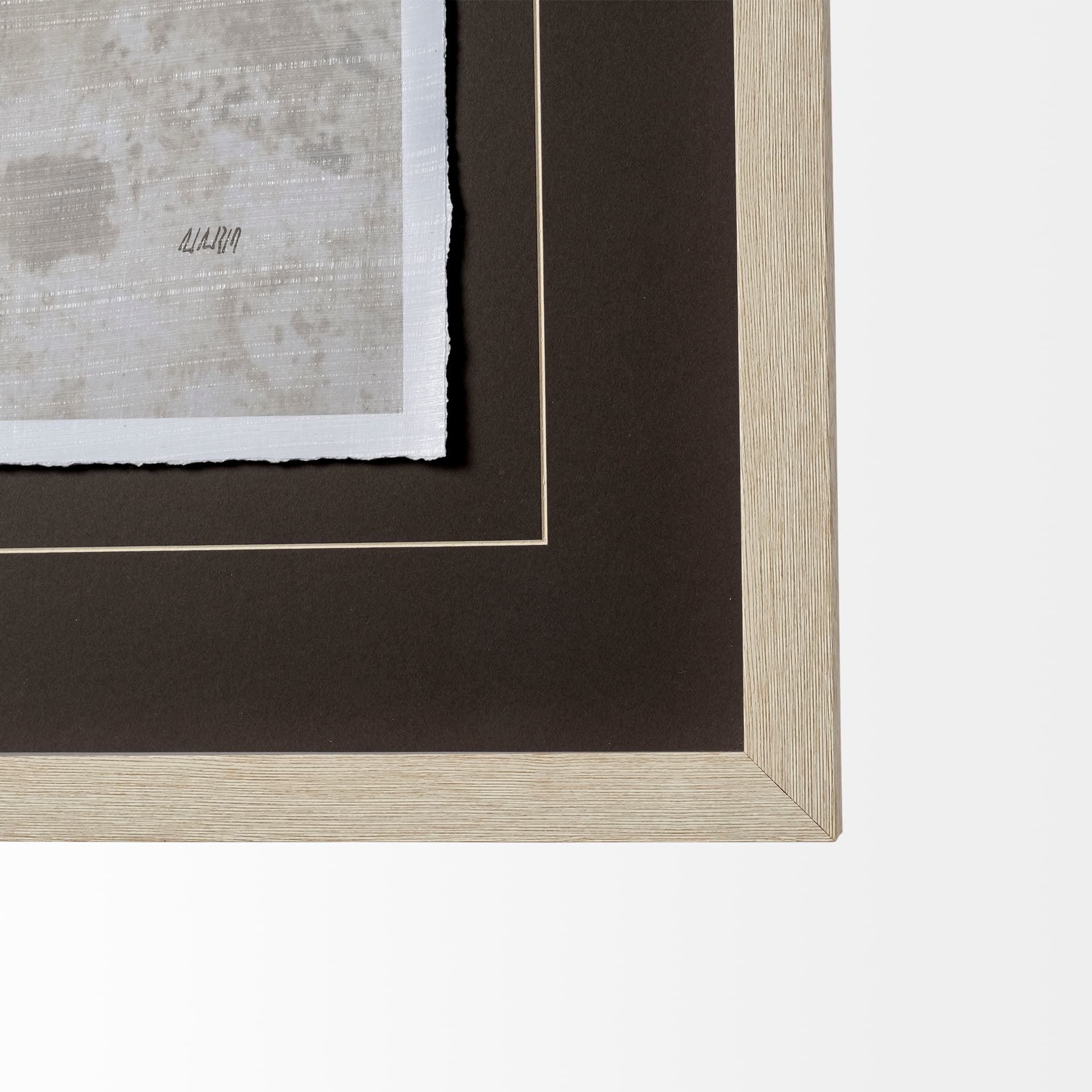 Pacemaker Bronze I by Alarm a Hand Embellished Textured Framed Art Print Matted under Glass — product photograph